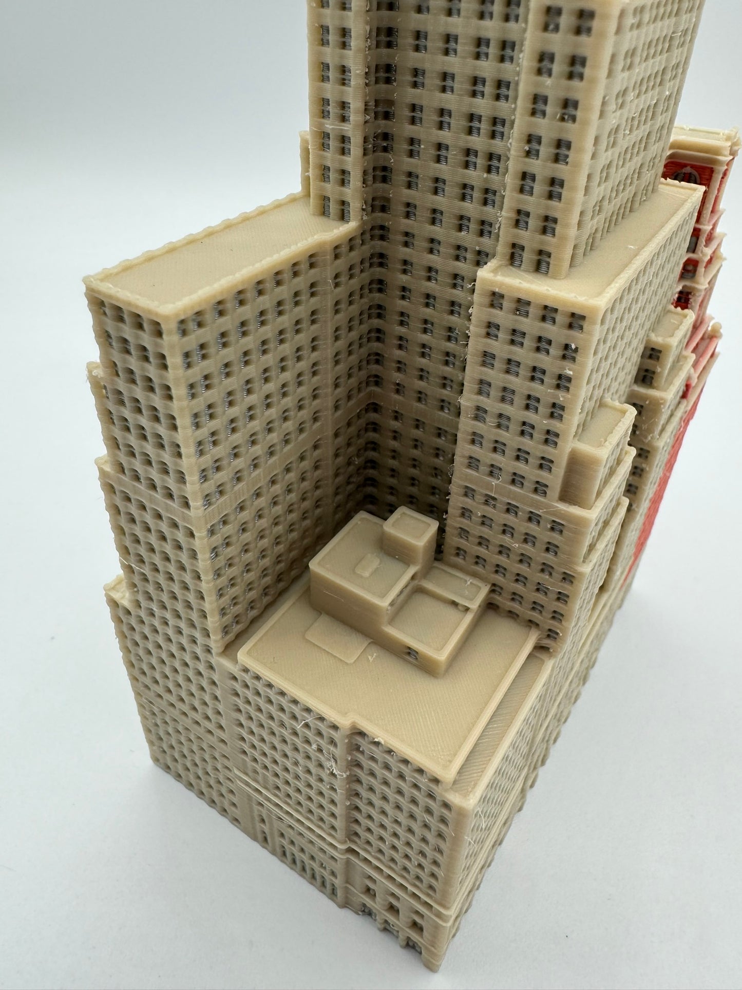 40 Wall Street Model- 3D Printed Full Color
