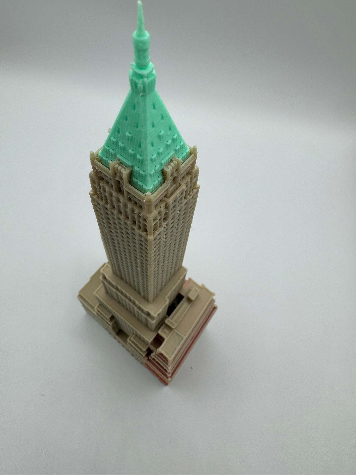40 Wall Street Model- 3D Printed Full Color