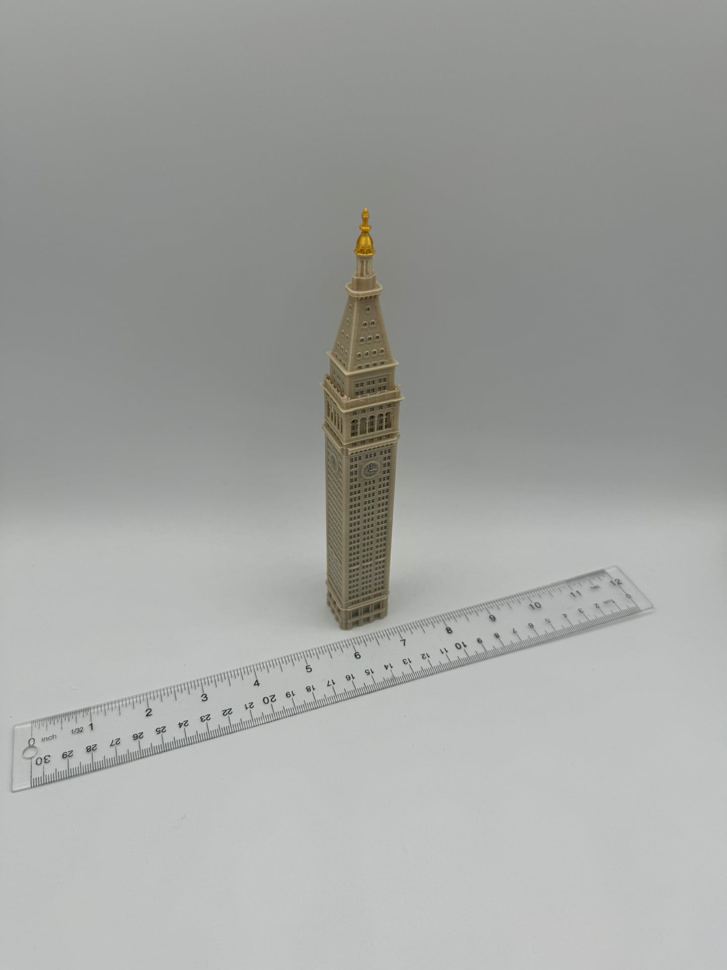 Metropolitan Life Tower Model- 3D Printed Full Color