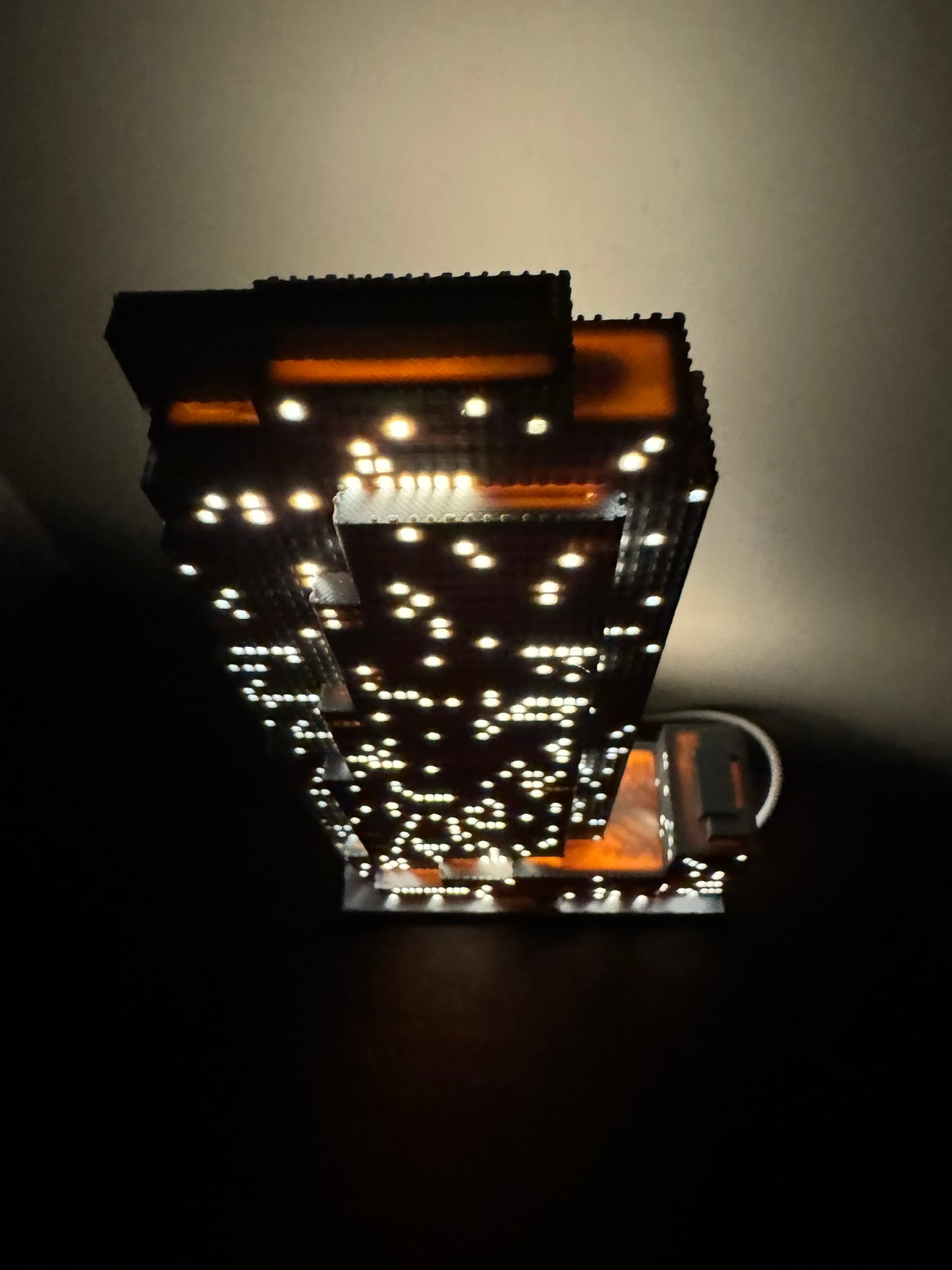 30 Rockefeller Plaza Small Light Up Model- 3D Printed