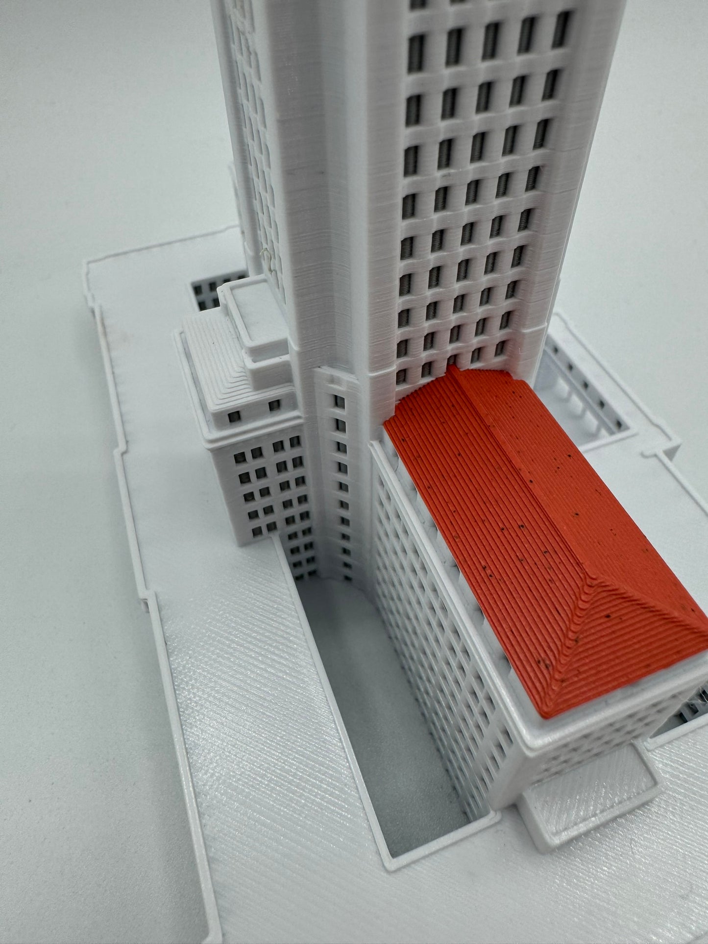 LA City Hall Model- 3D Printed Full Color