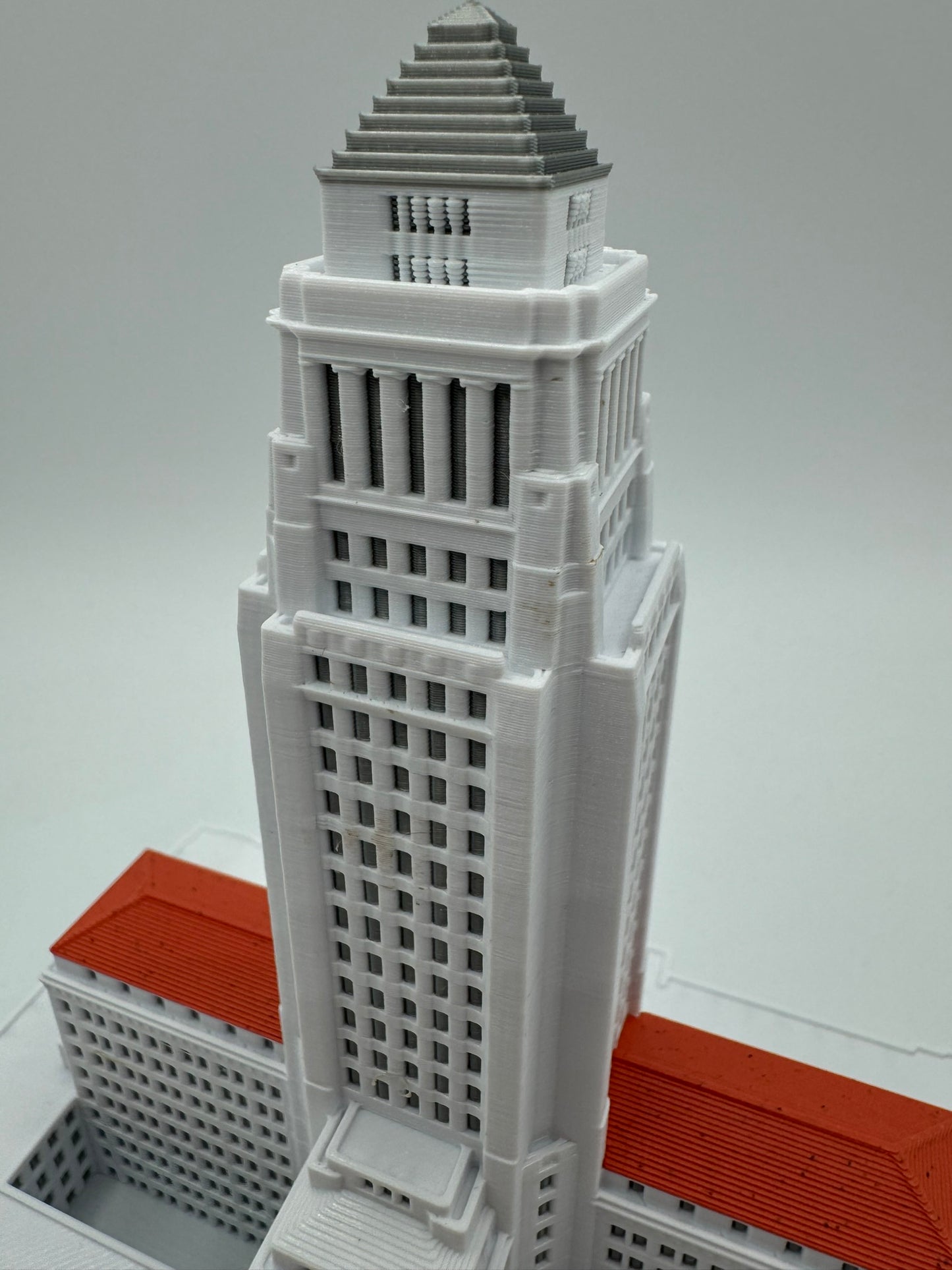 LA City Hall Model- 3D Printed Full Color