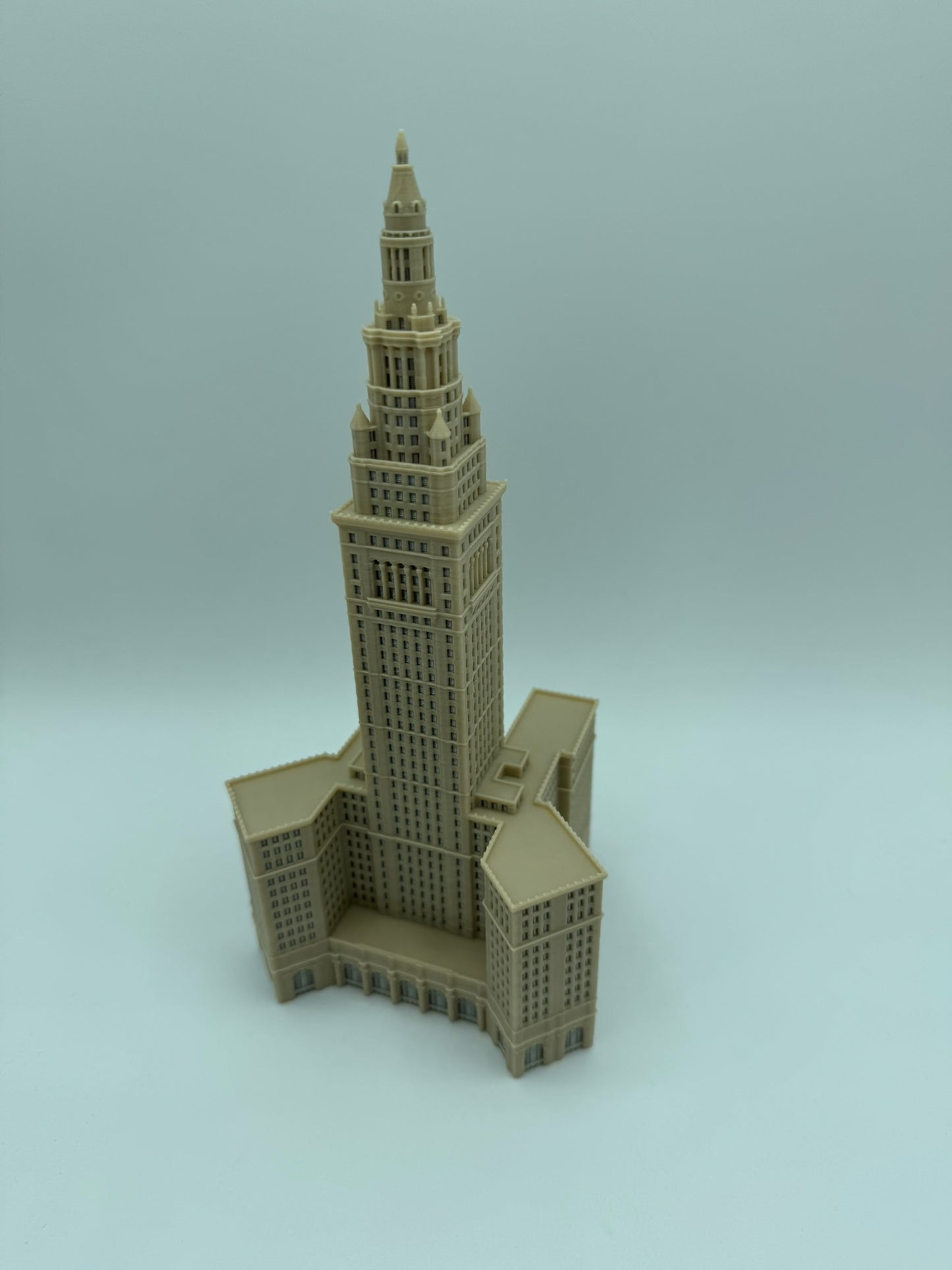 Cleveland Terminal Tower Model- 3D Printed Full Color