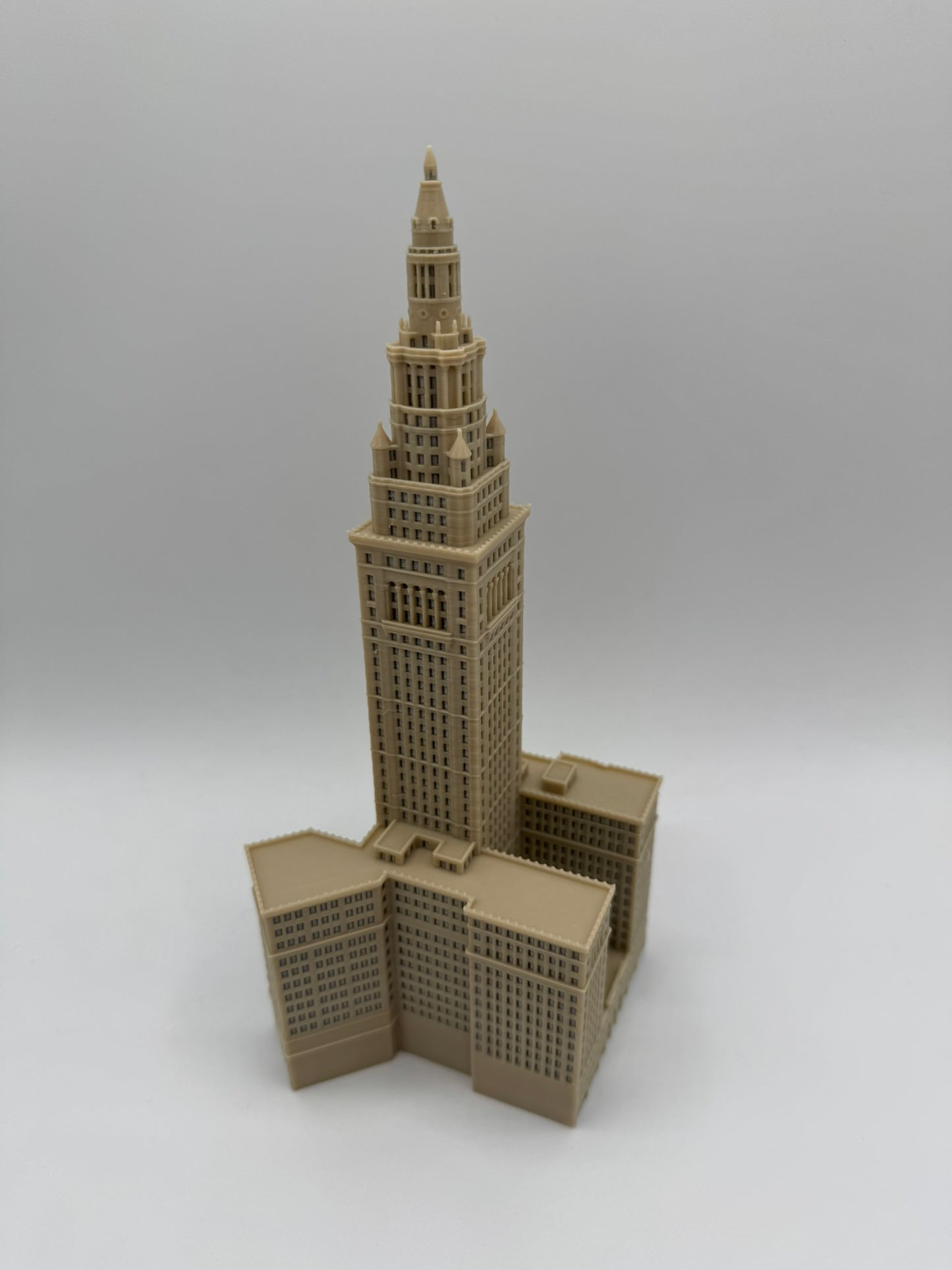 Cleveland Terminal Tower Model- 3D Printed Full Color