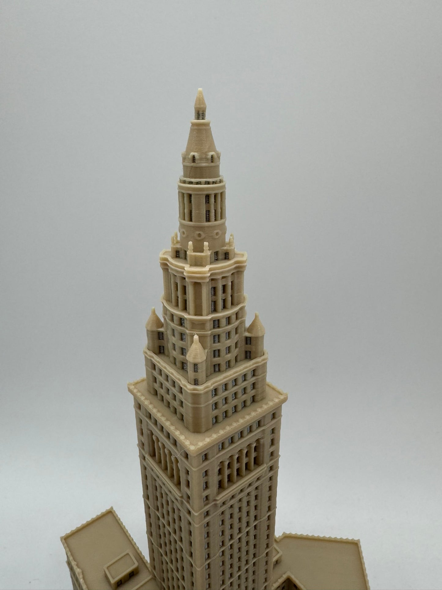 Cleveland Terminal Tower Model- 3D Printed Full Color