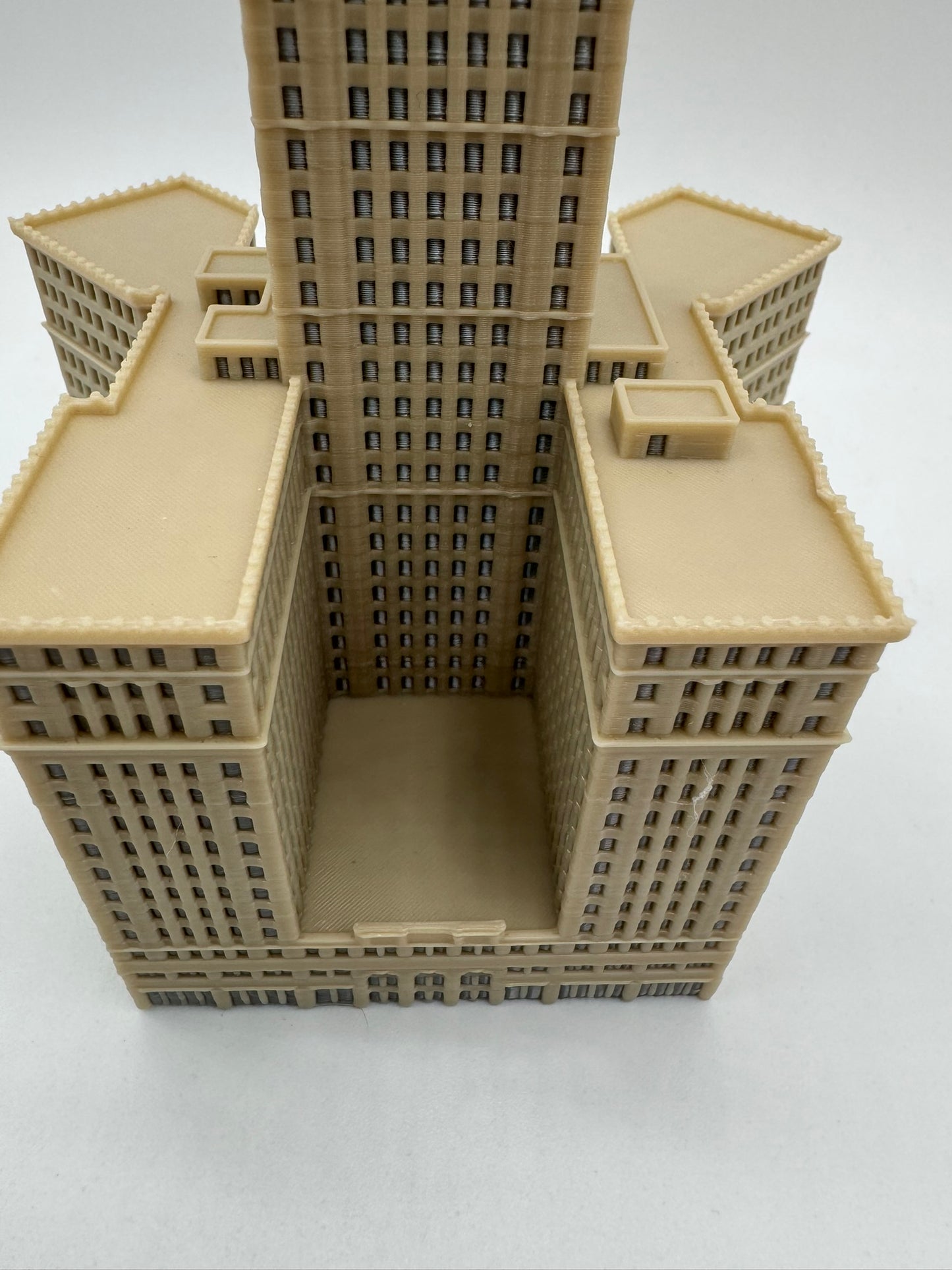 Cleveland Terminal Tower Model- 3D Printed Full Color