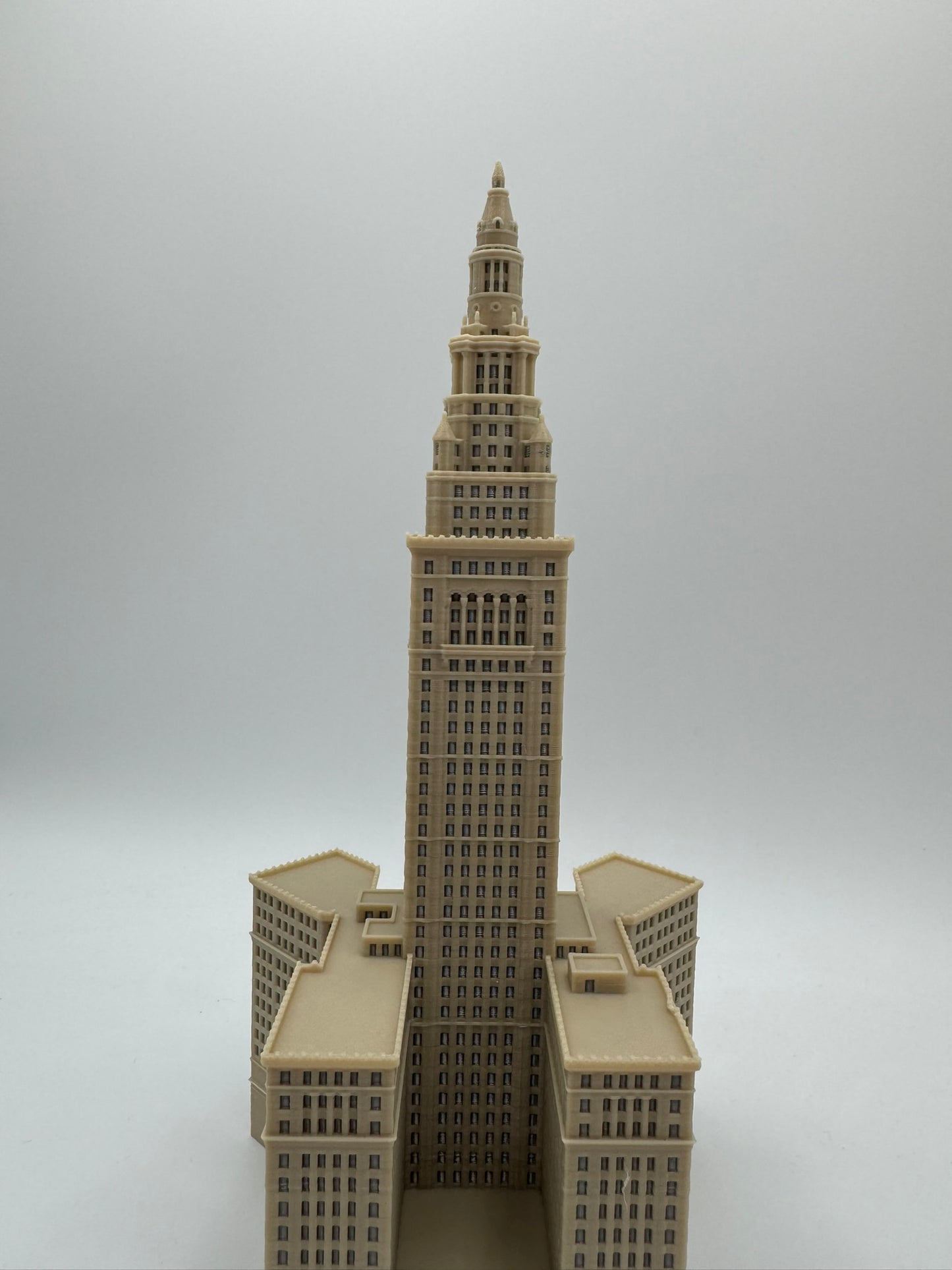 Cleveland Terminal Tower Model- 3D Printed Full Color