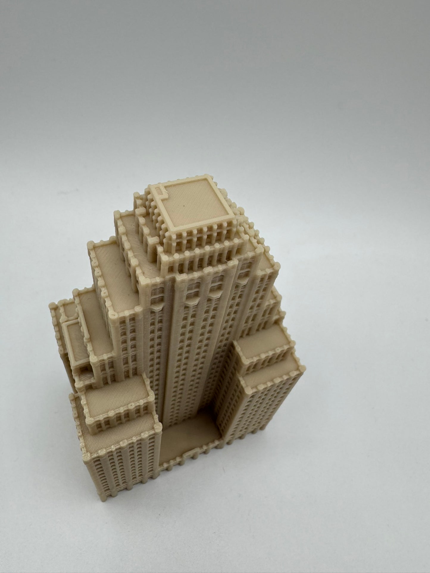 Chase Park Plaza Hotel Model- 3D Printed