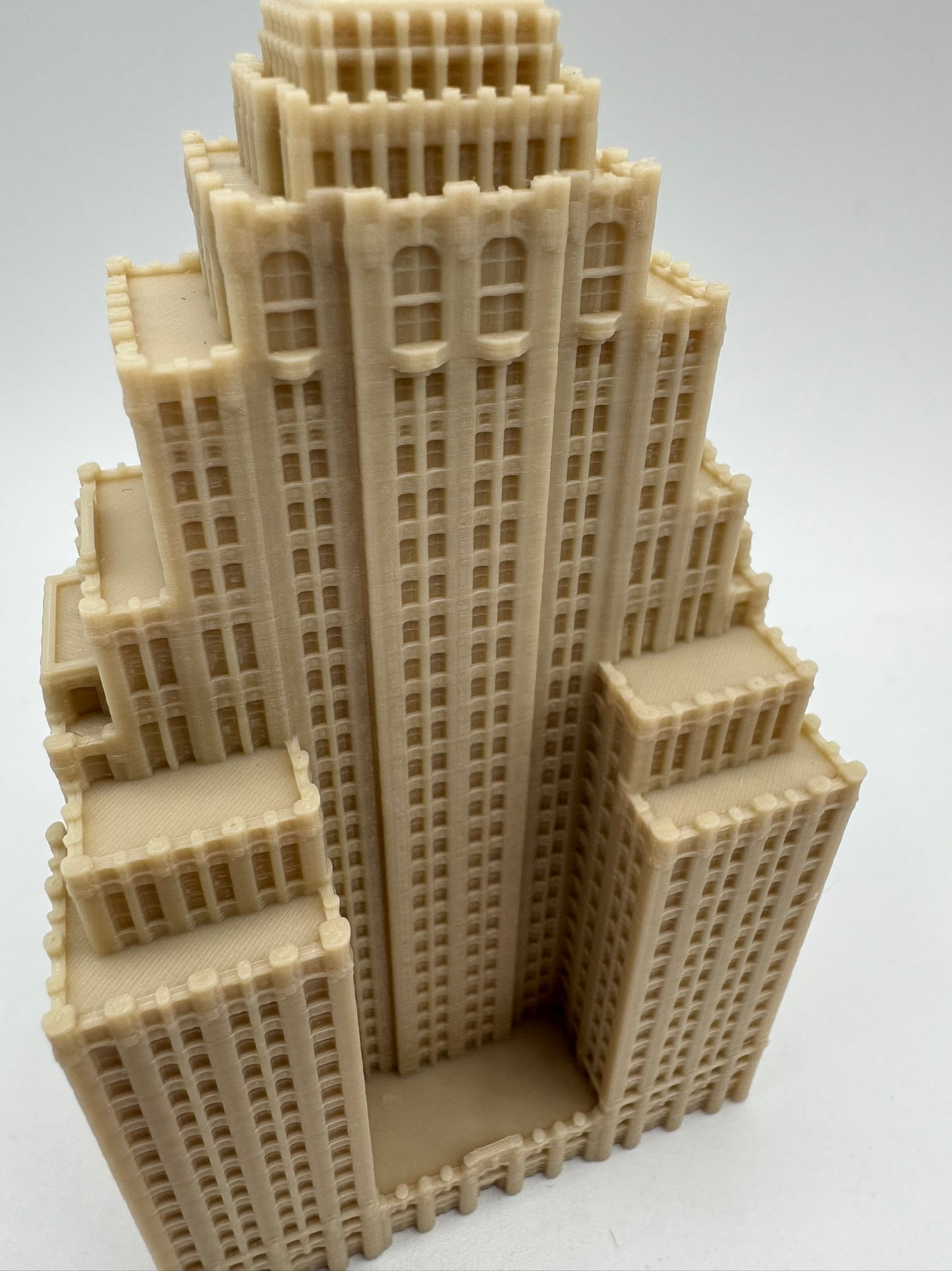 Chase Park Plaza Hotel Model- 3D Printed