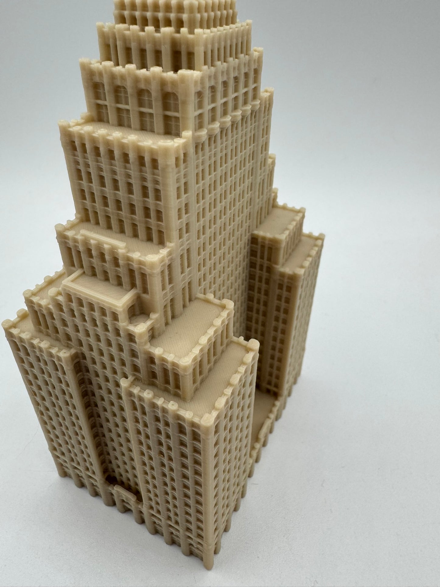 Chase Park Plaza Hotel Model- 3D Printed