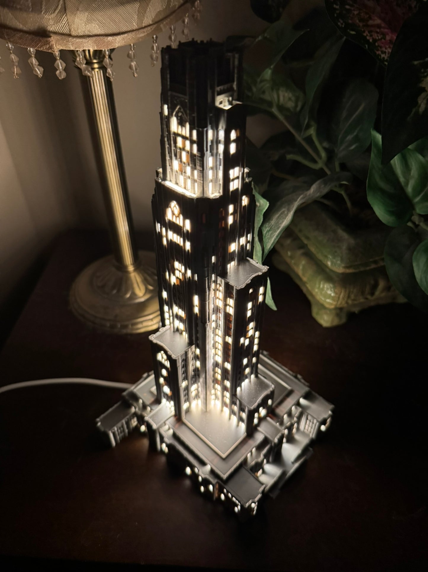 Cathedral of Learning Light Up Model- 3D Printed