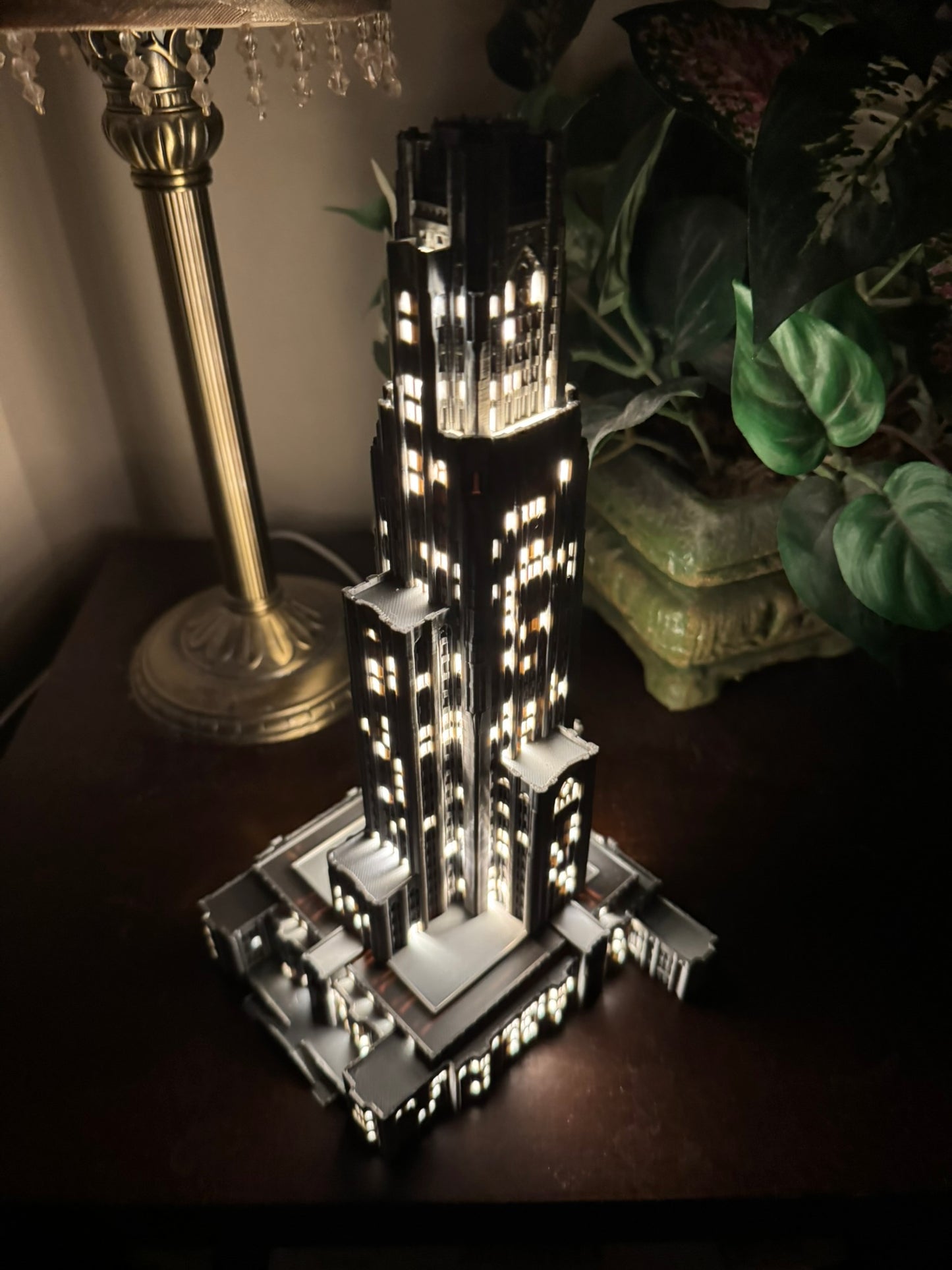 Cathedral of Learning Light Up Model- 3D Printed