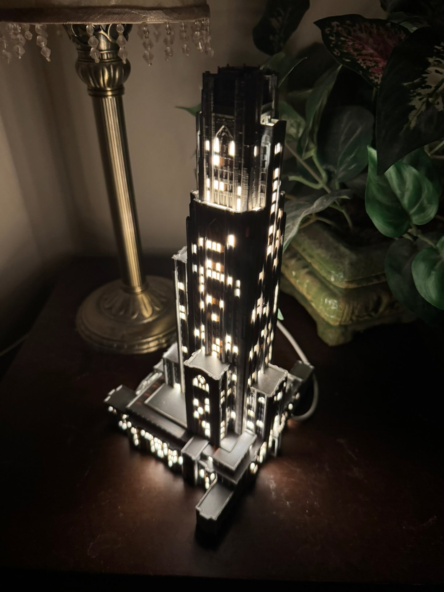 Cathedral of Learning Light Up Model- 3D Printed
