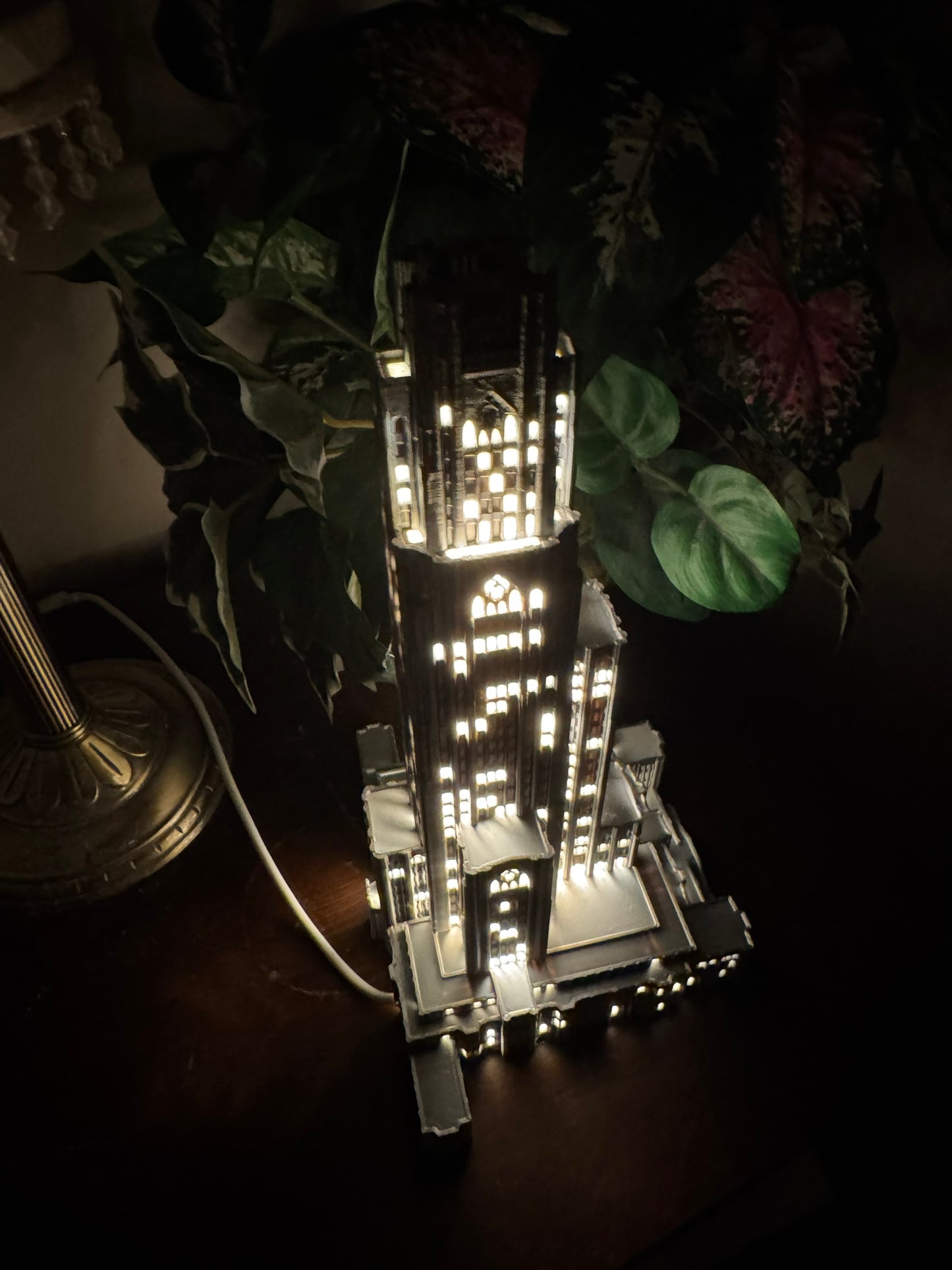 Cathedral of Learning Light Up Model- 3D Printed