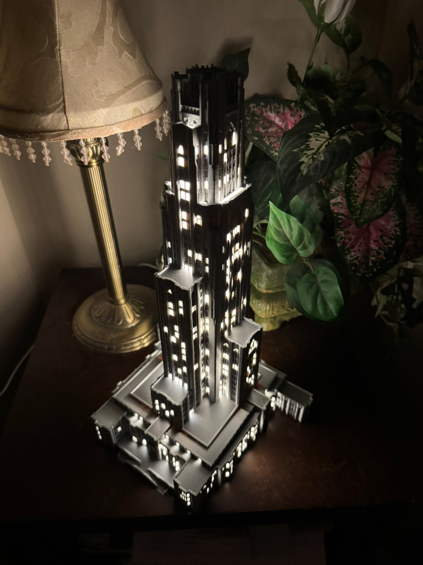 Cathedral of Learning Light Up Model- 3D Printed