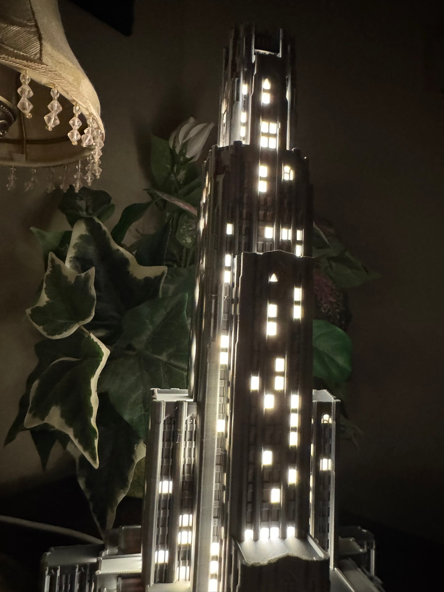 Cathedral of Learning Light Up Model- 3D Printed