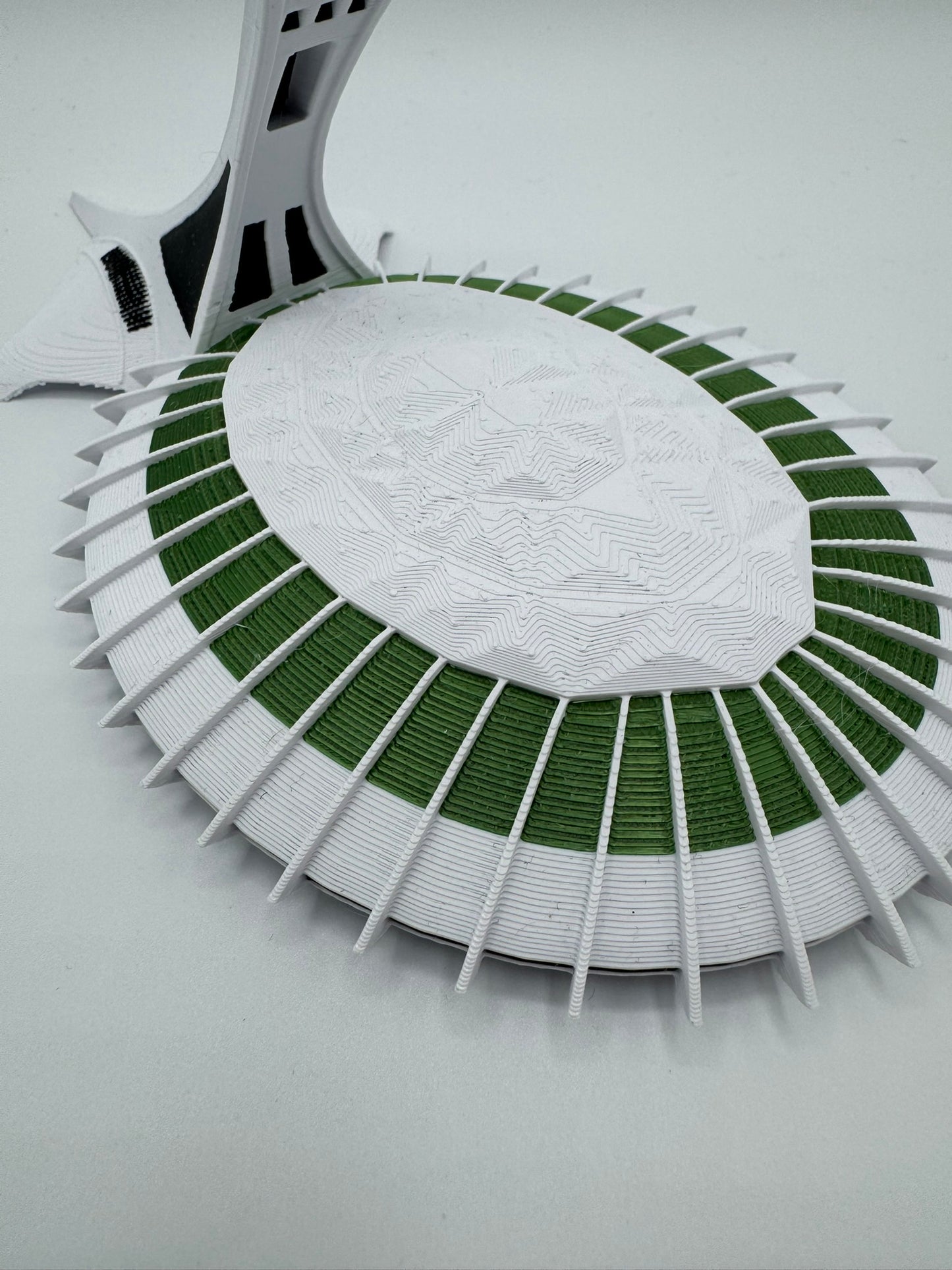 Montreal Olympic Stadium Model- 3D Printed Full Color