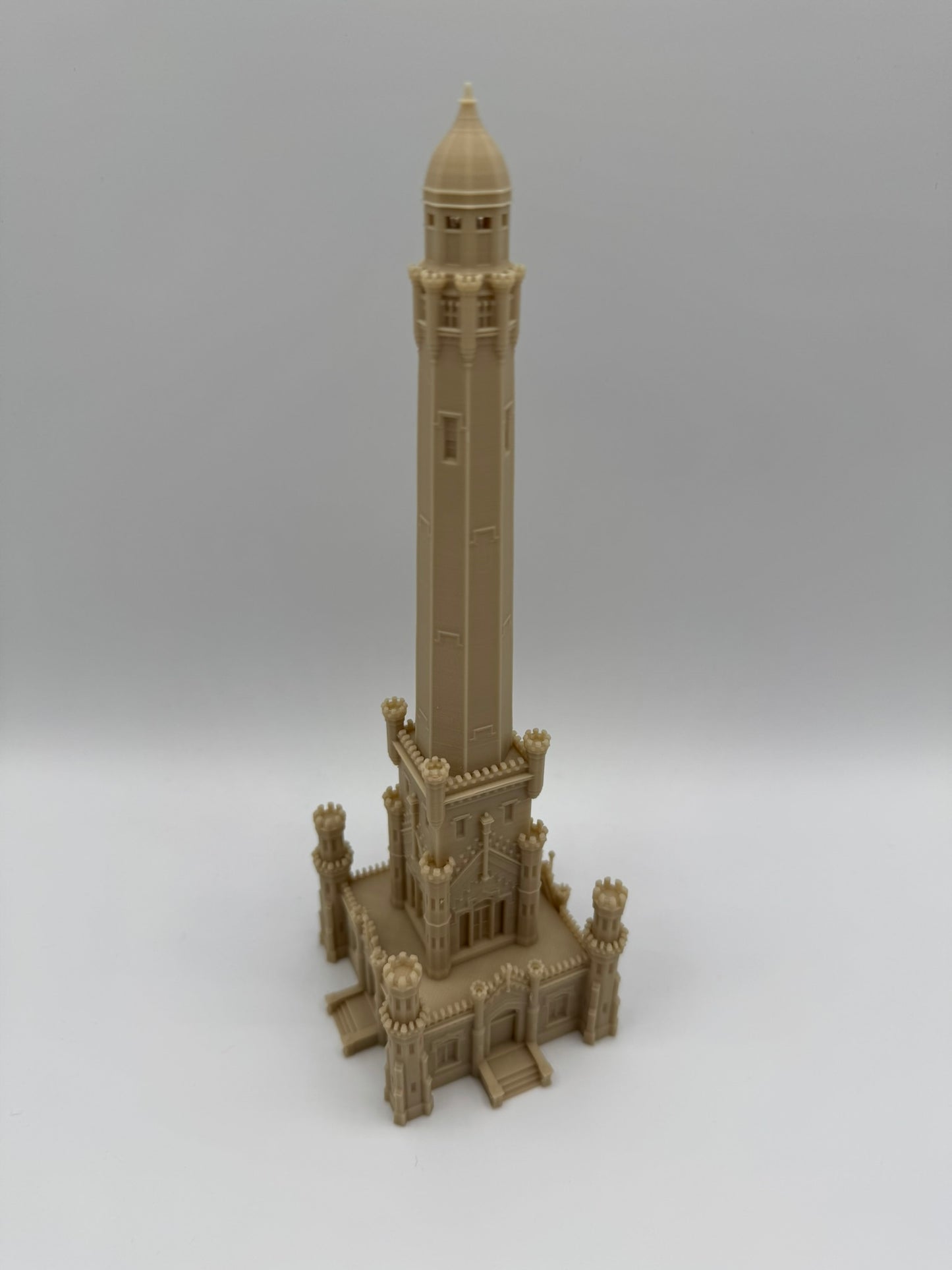 Chicago Water Tower Model- 3D Printed