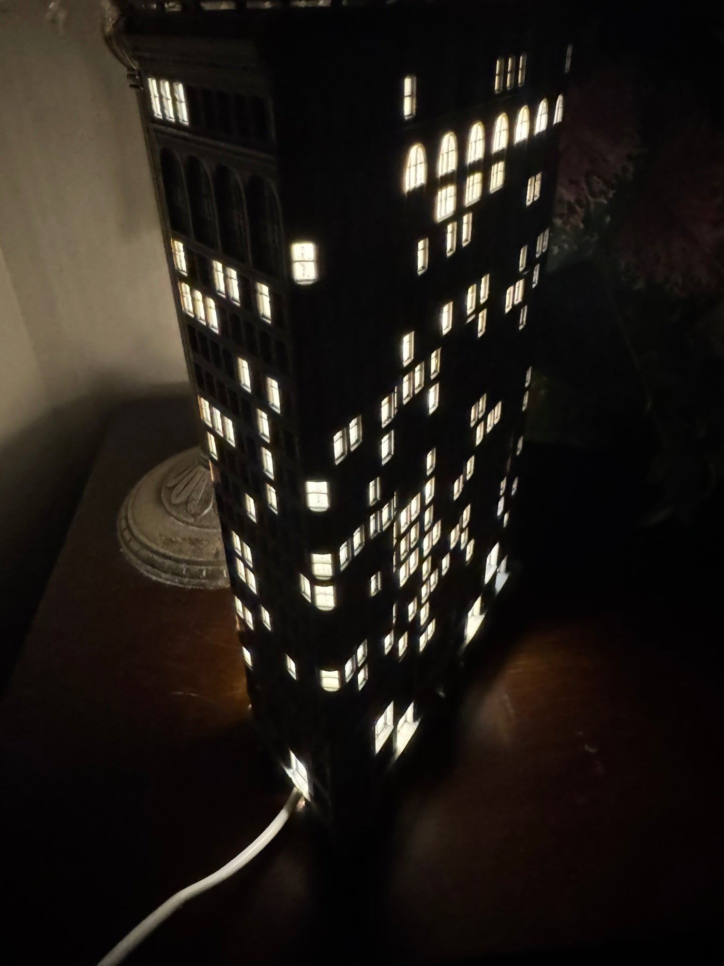 Flatiron Building Light Up Model- 3D Printed