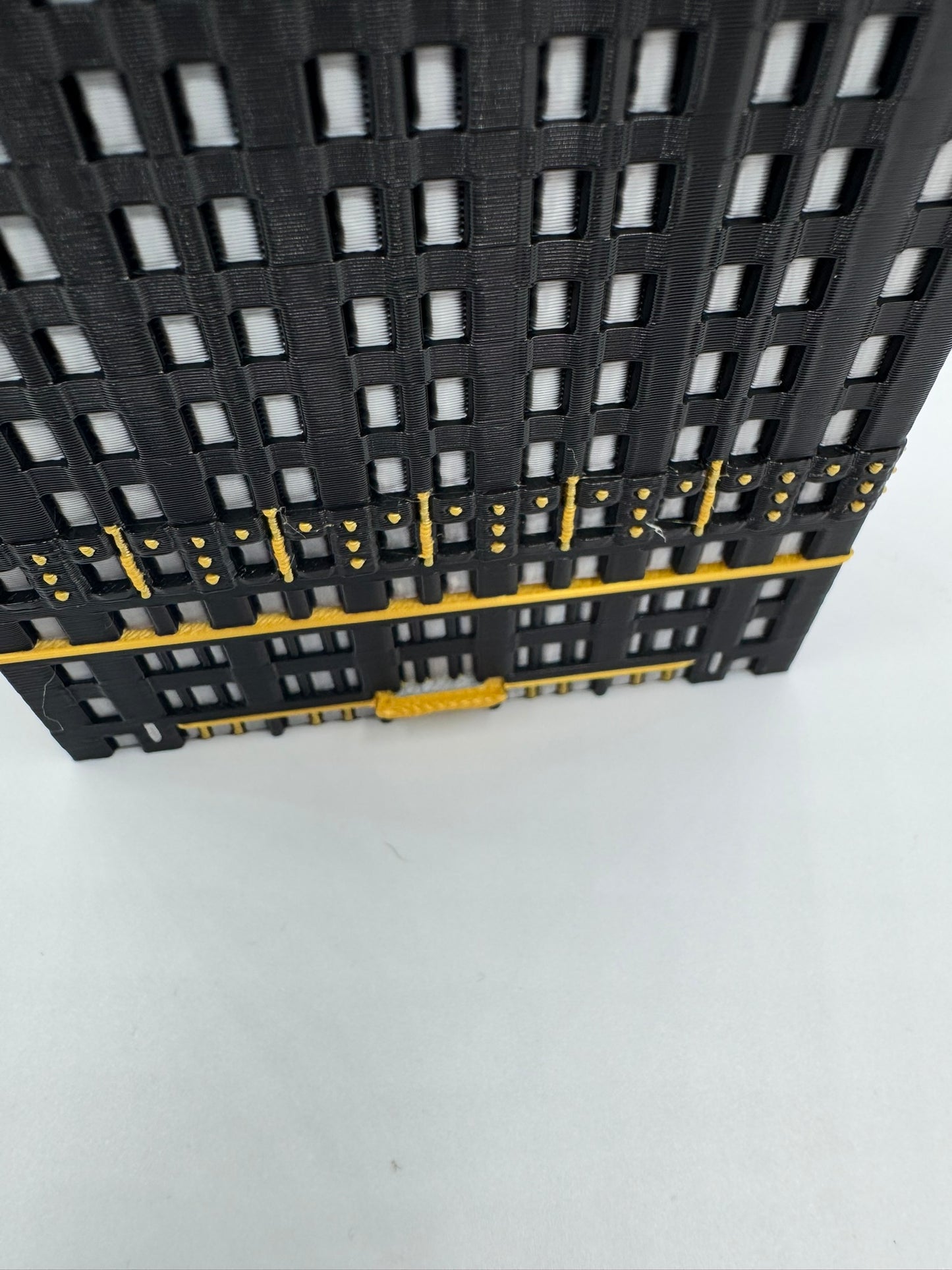Carbide and Carbon Building Model- 3D Printed Full Color
