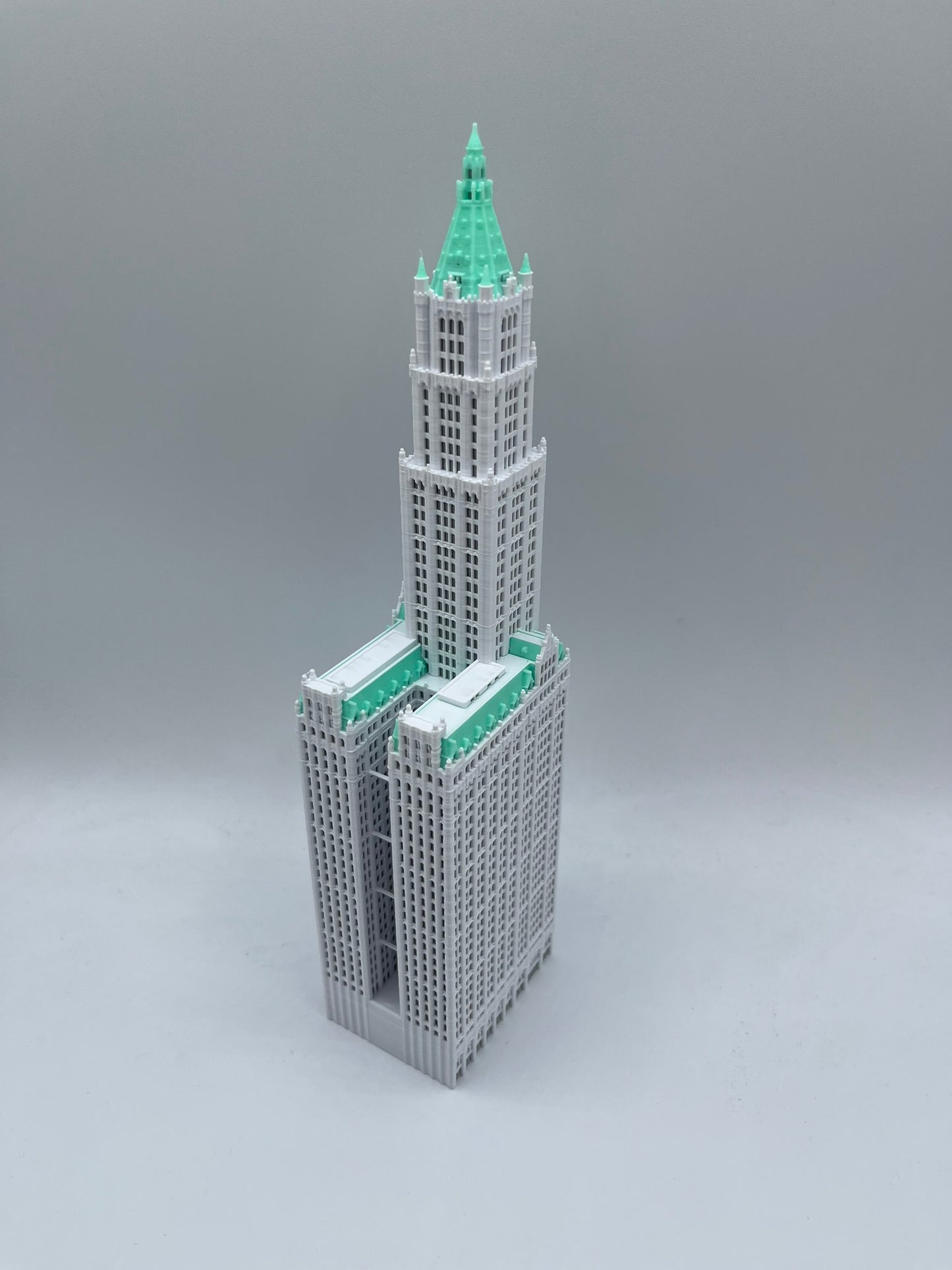 Woolworth Building Model- 3D Printed Full Color