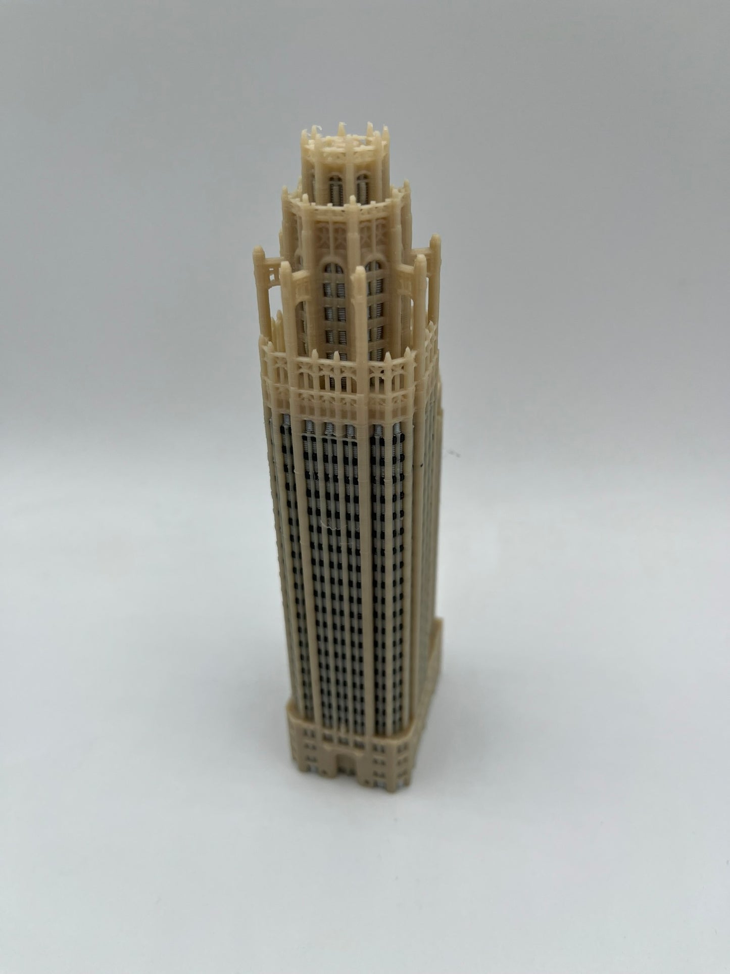 Tribune Tower Model- 3D Printed Full Color