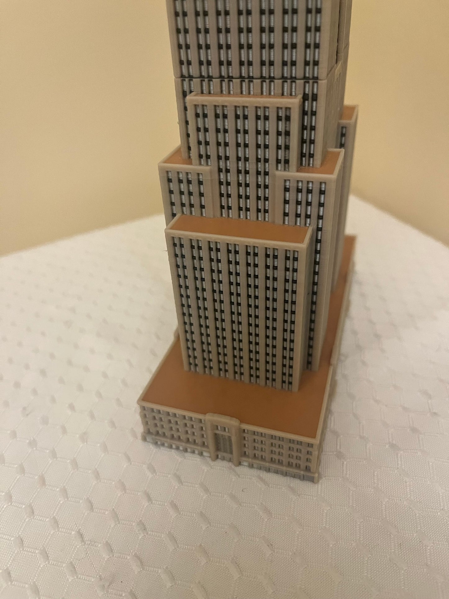 Empire State Building Model- 3D Printed Full Color