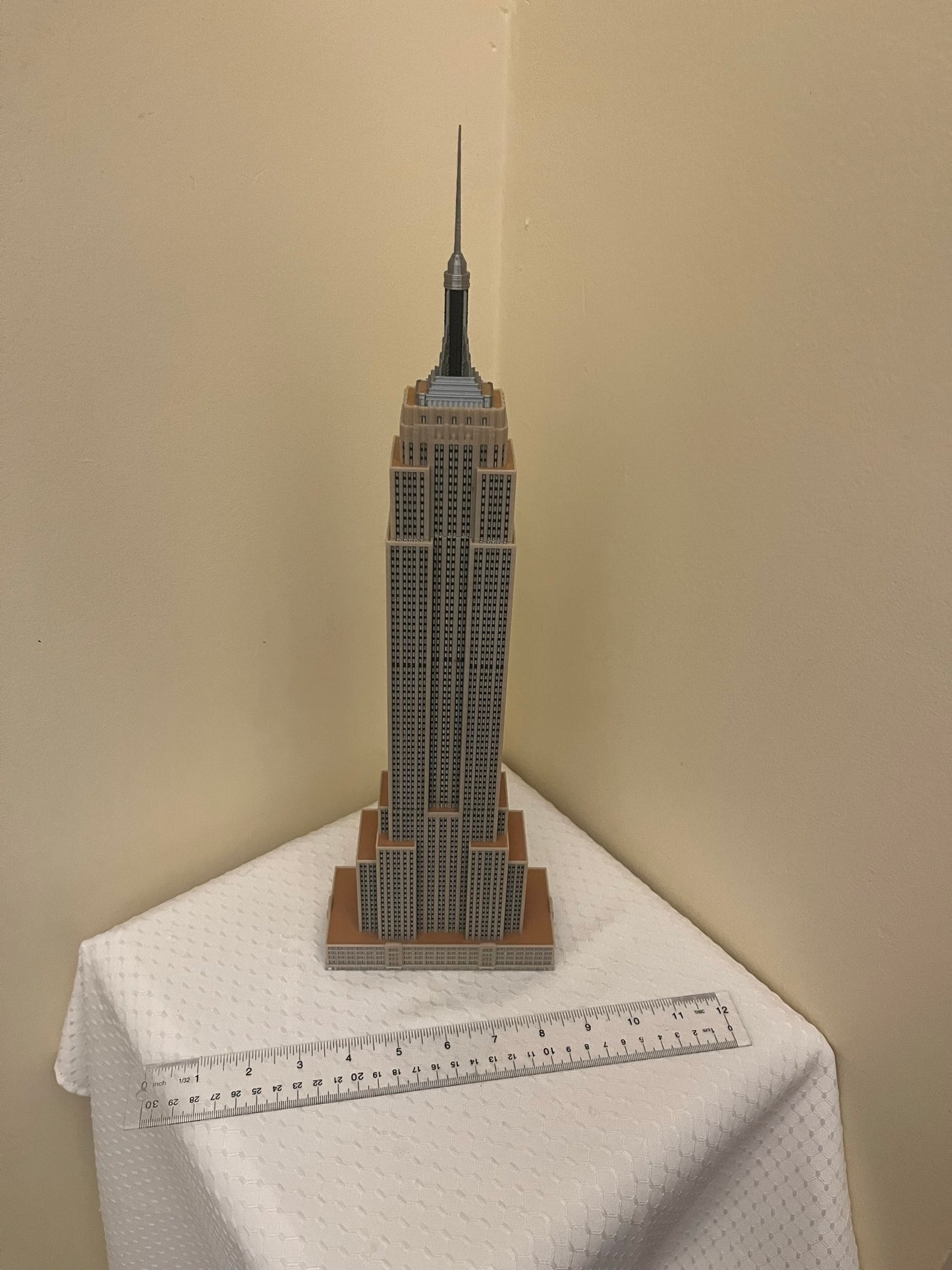 Empire State Building Model- 3D Printed Full Color