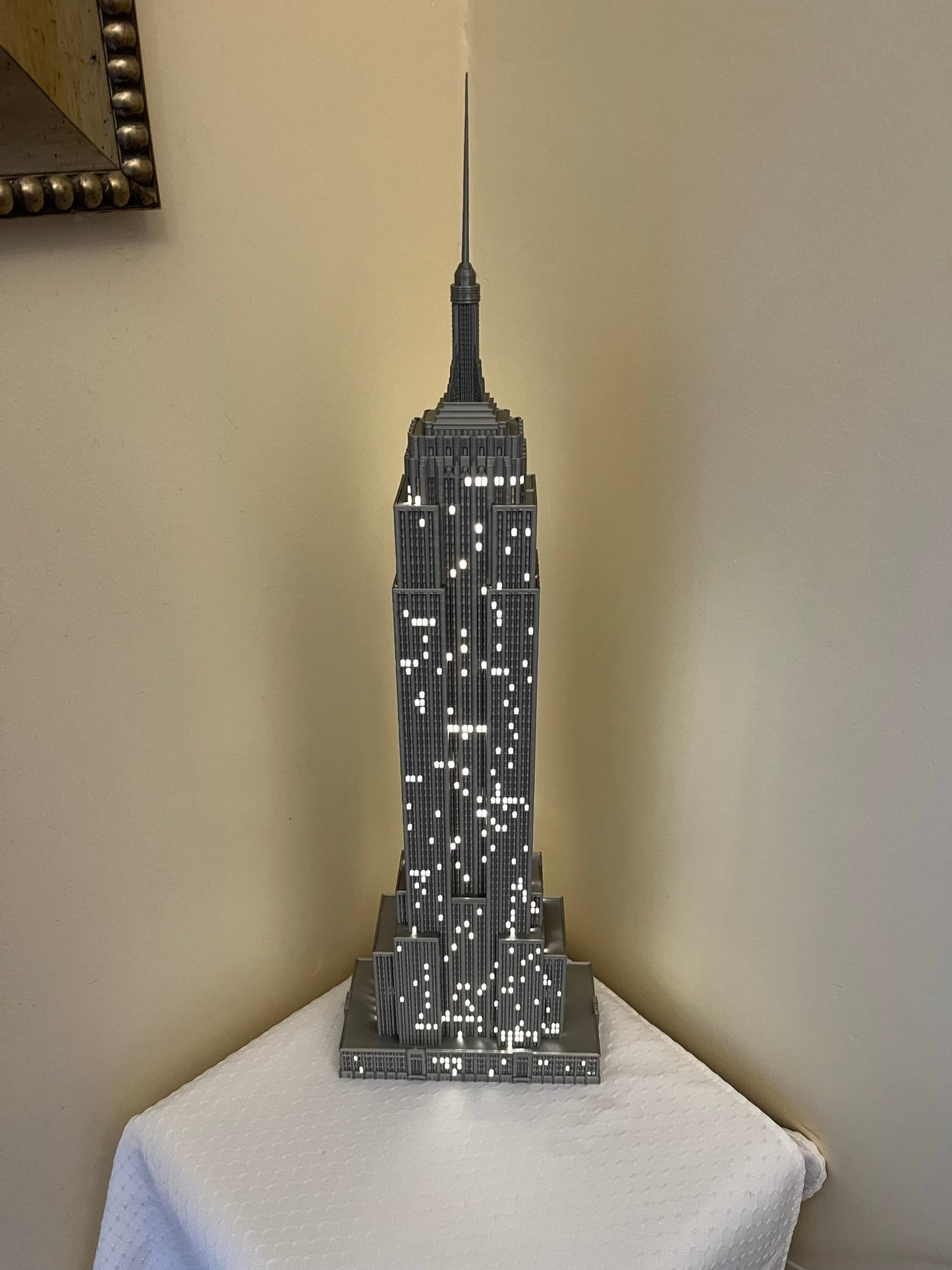 Empire State Building Light Up Model- 3D Printed