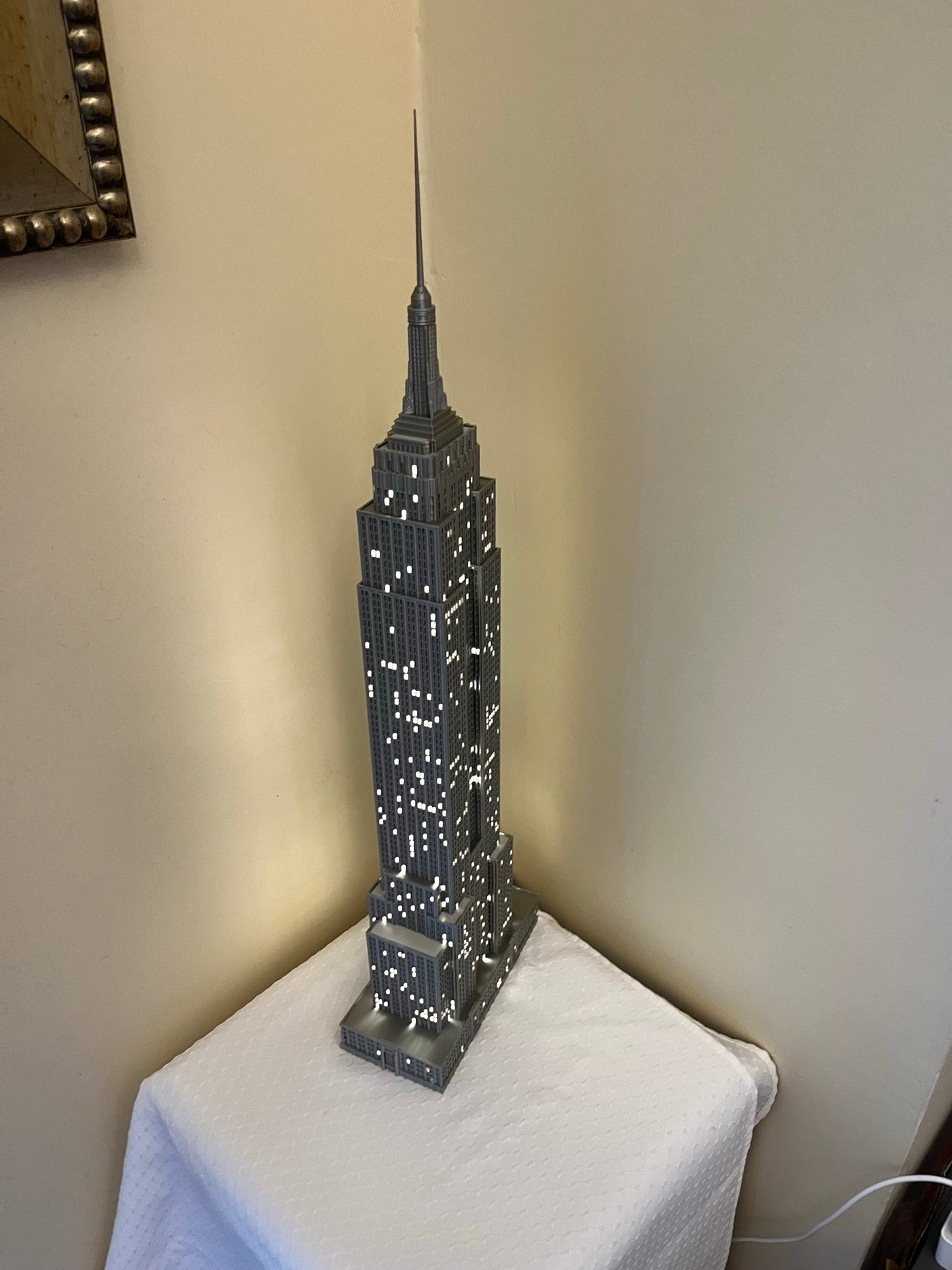 Empire State Building Light Up Model- 3D Printed