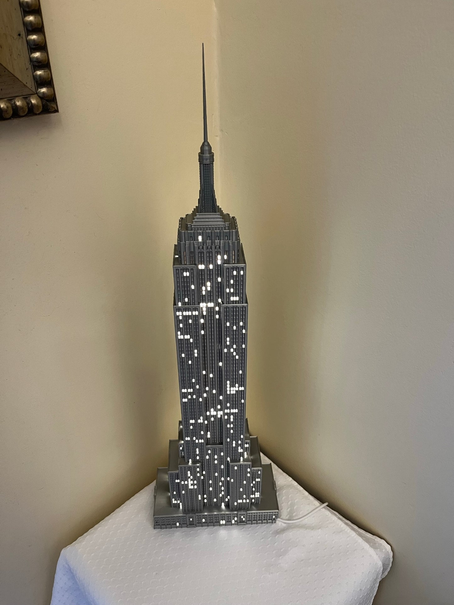 Empire State Building Light Up Model- 3D Printed