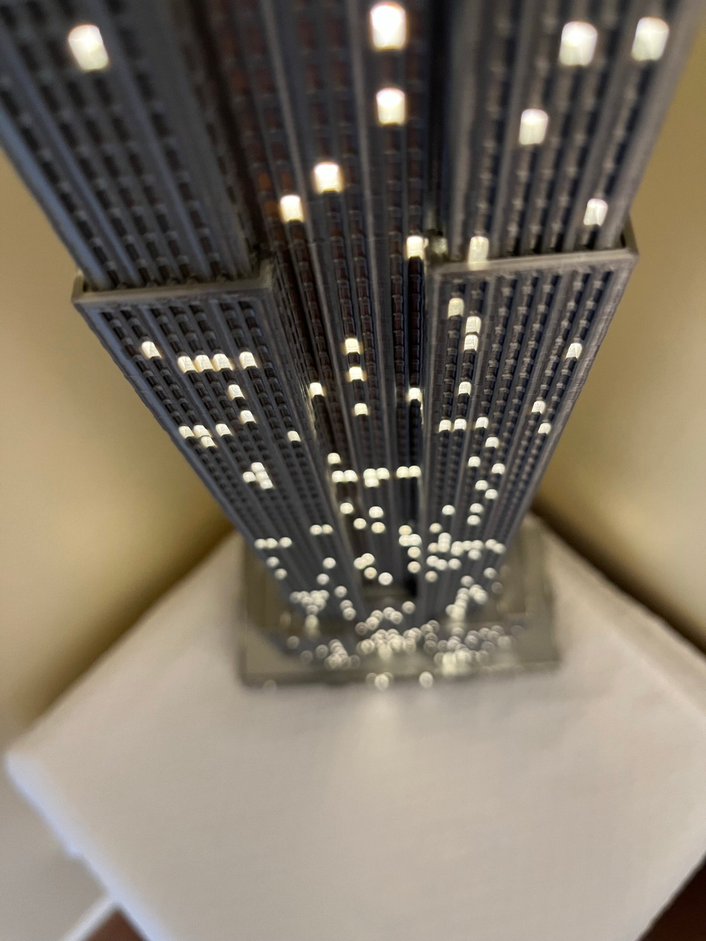Empire State Building Light Up Model- 3D Printed