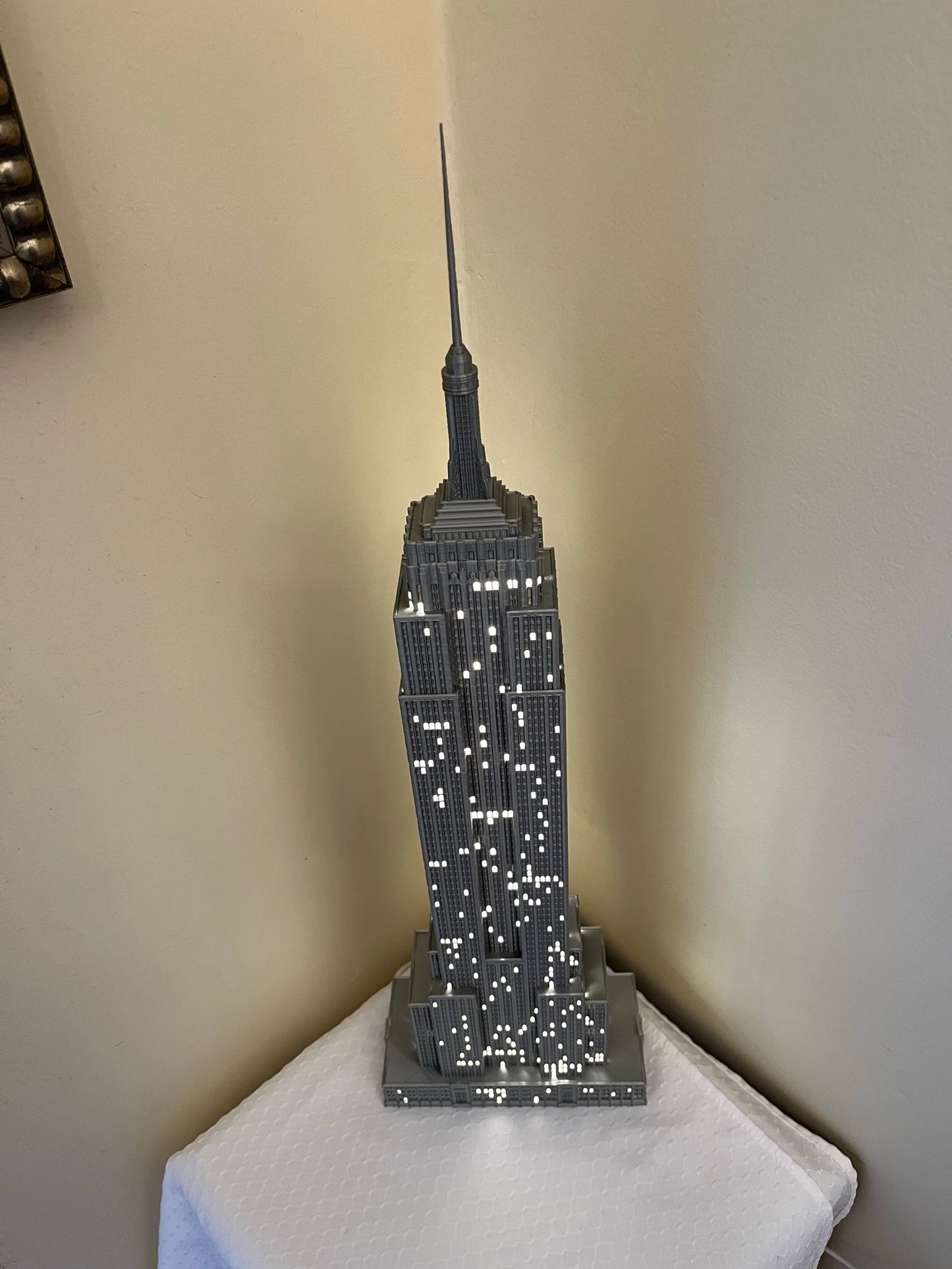 Empire State Building Light Up Model- 3D Printed