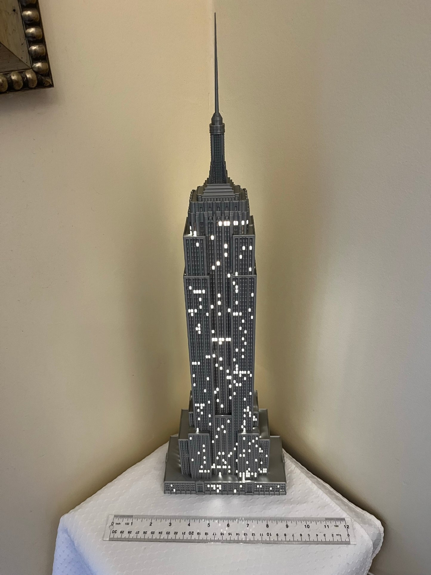 Empire State Building Light Up Model- 3D Printed