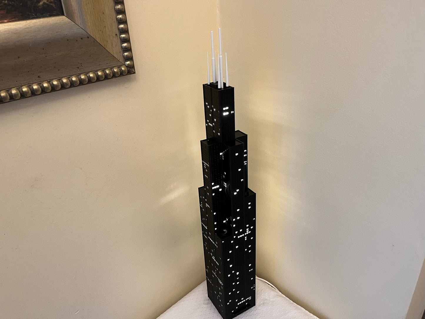 Sears Tower Light Up Model- 3D Printed