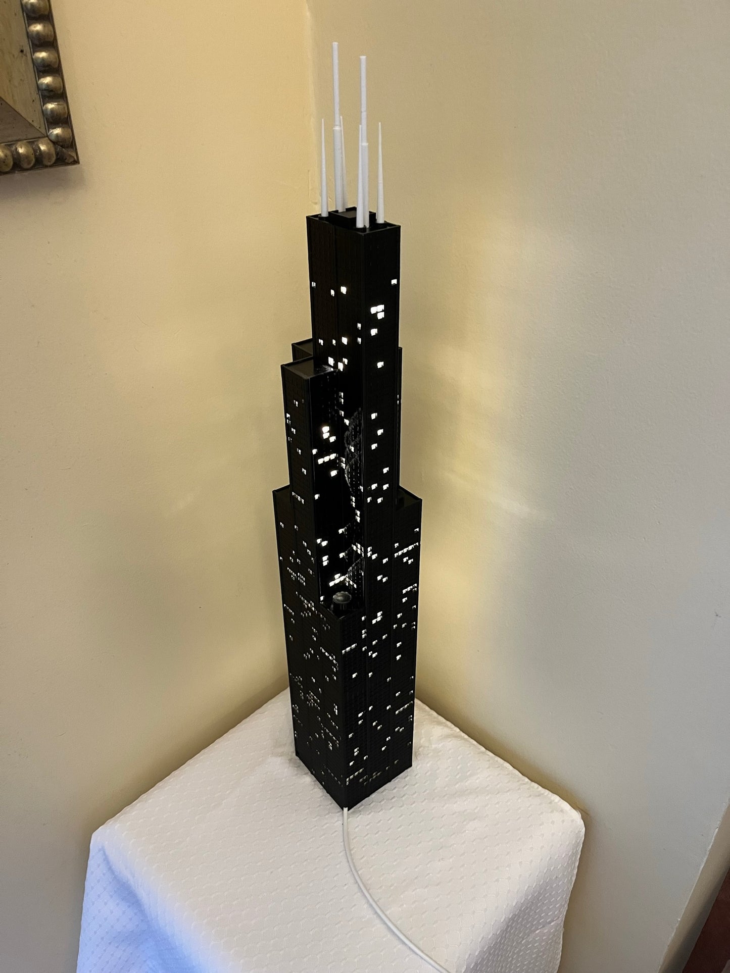 Sears Tower Light Up Model- 3D Printed