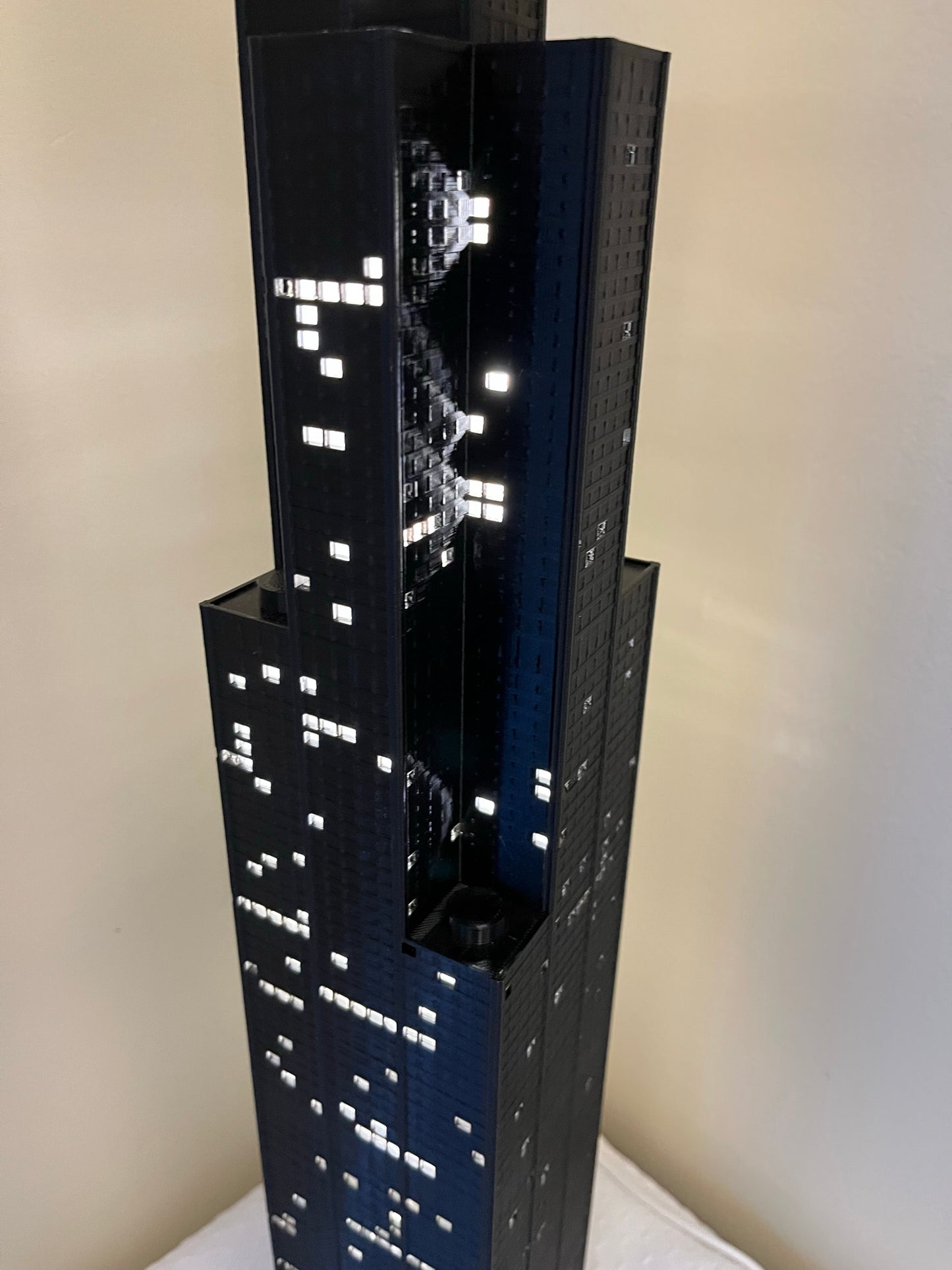 Sears Tower Light Up Model- 3D Printed