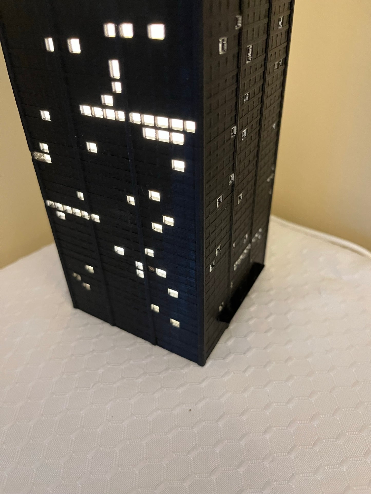 Sears Tower Light Up Model- 3D Printed