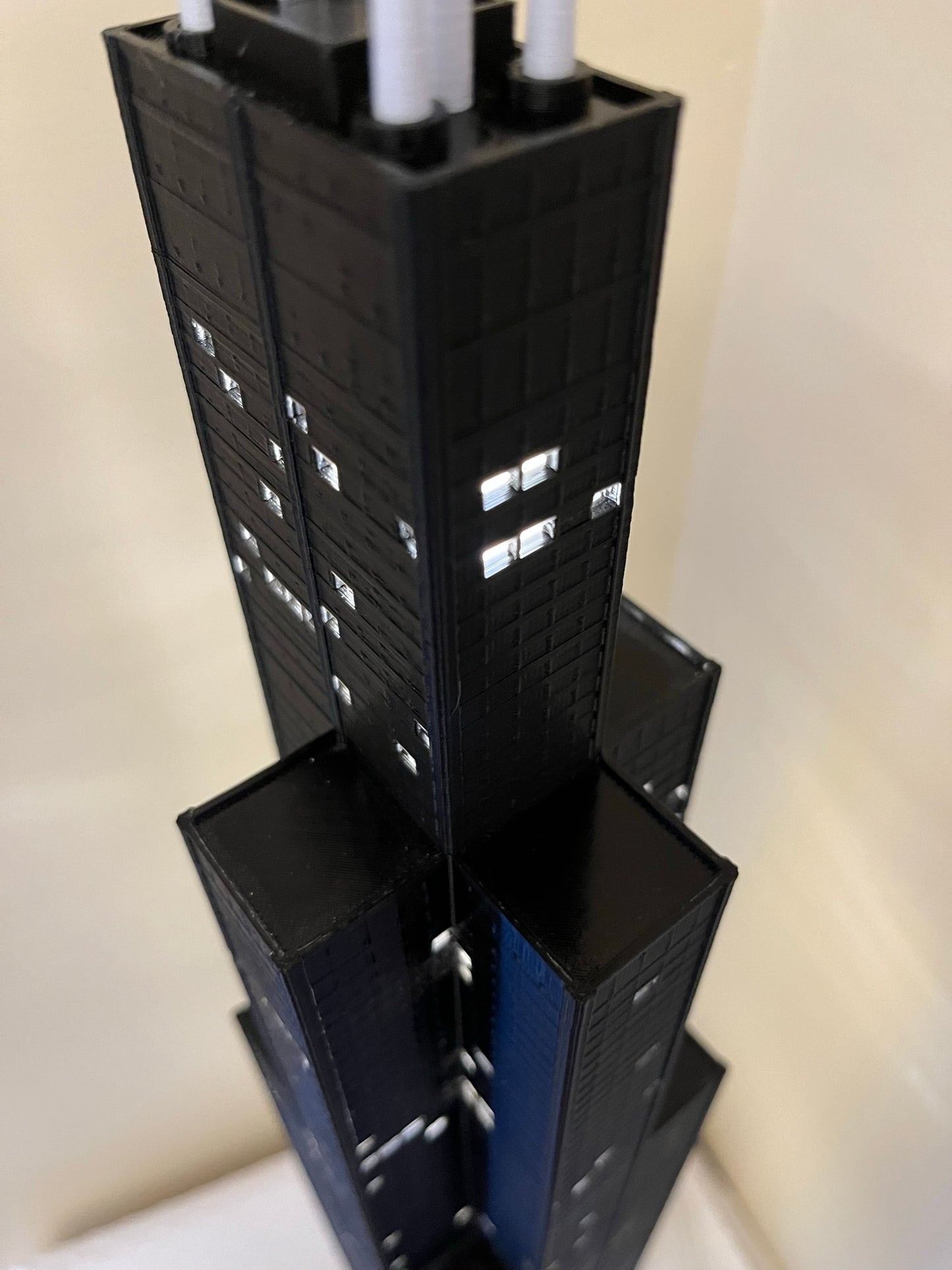 Sears Tower Light Up Model- 3D Printed