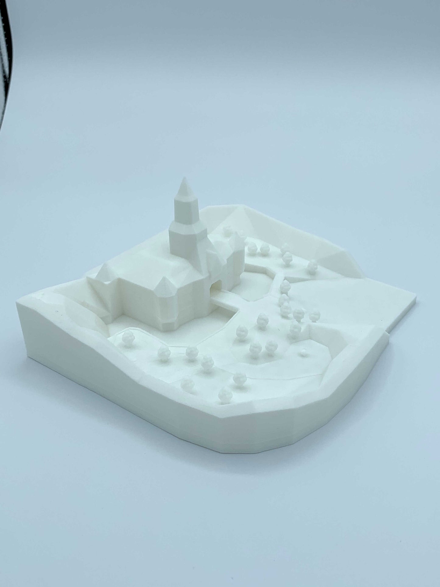 Peach's Castle N64 3D Printed Model