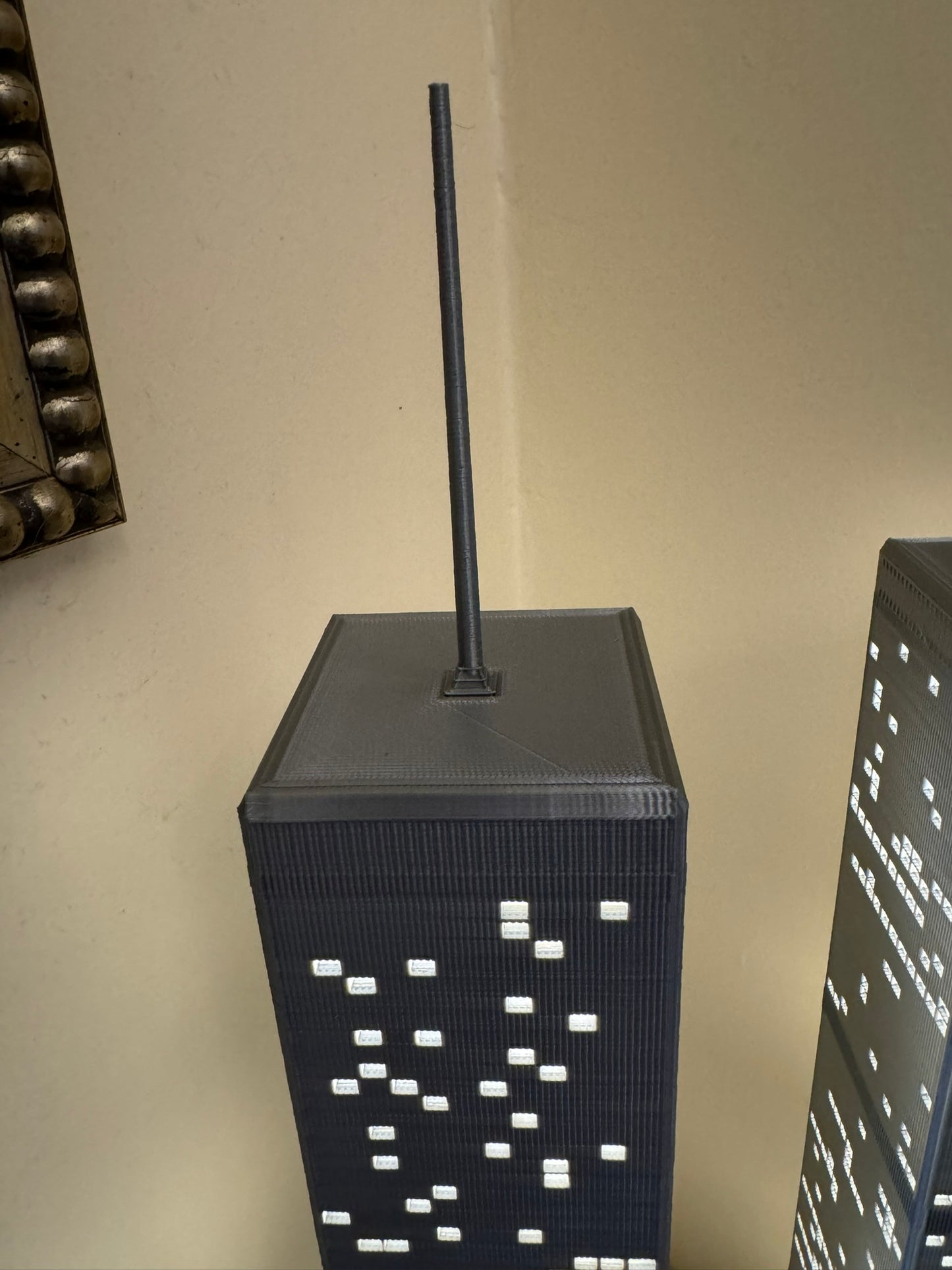 Twin Towers Light Up Model- 3D Printed
