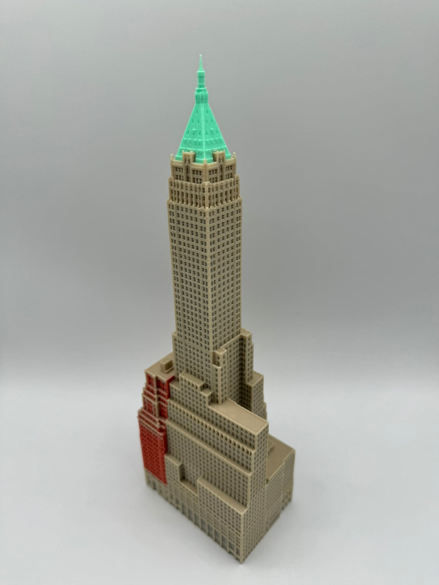 40 Wall Street Model- 3D Printed Full Color