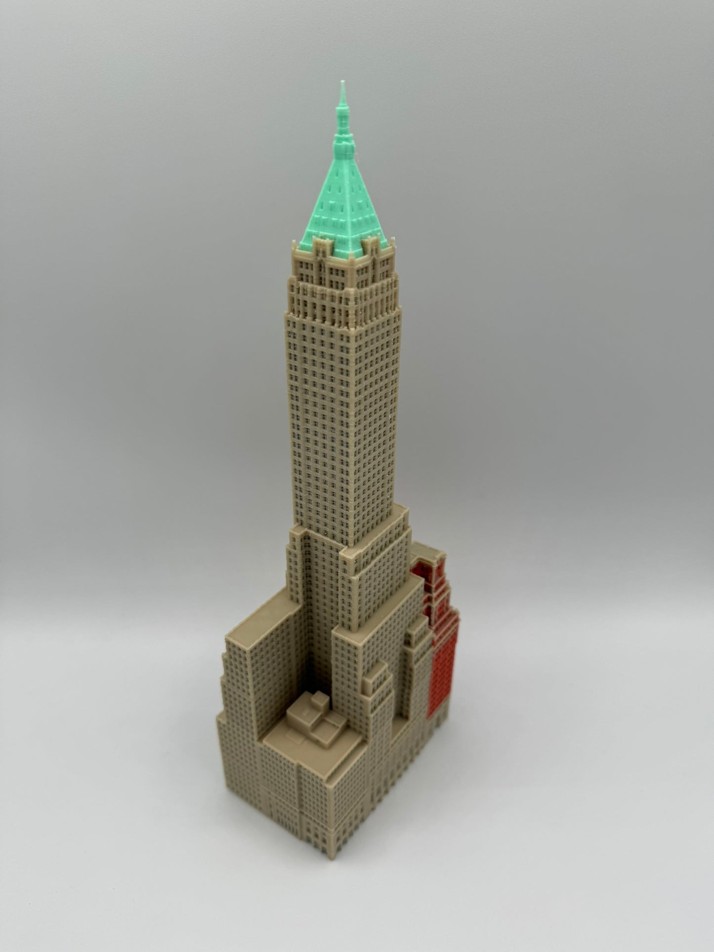40 Wall Street Model- 3D Printed Full Color