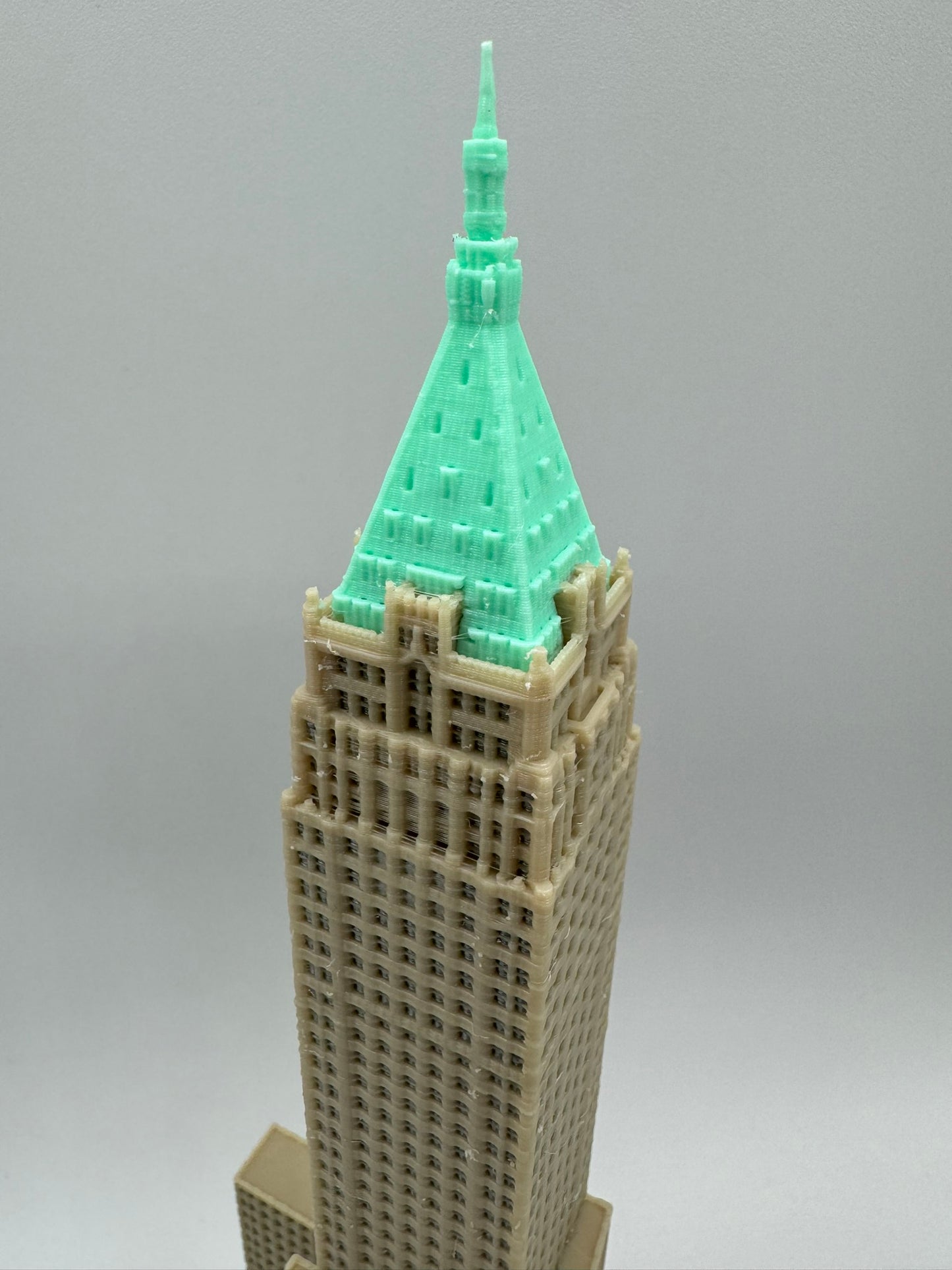 40 Wall Street Model- 3D Printed Full Color