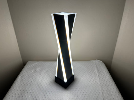 Unique Abstract Modern Table Lamp Sculpture 3D Print
