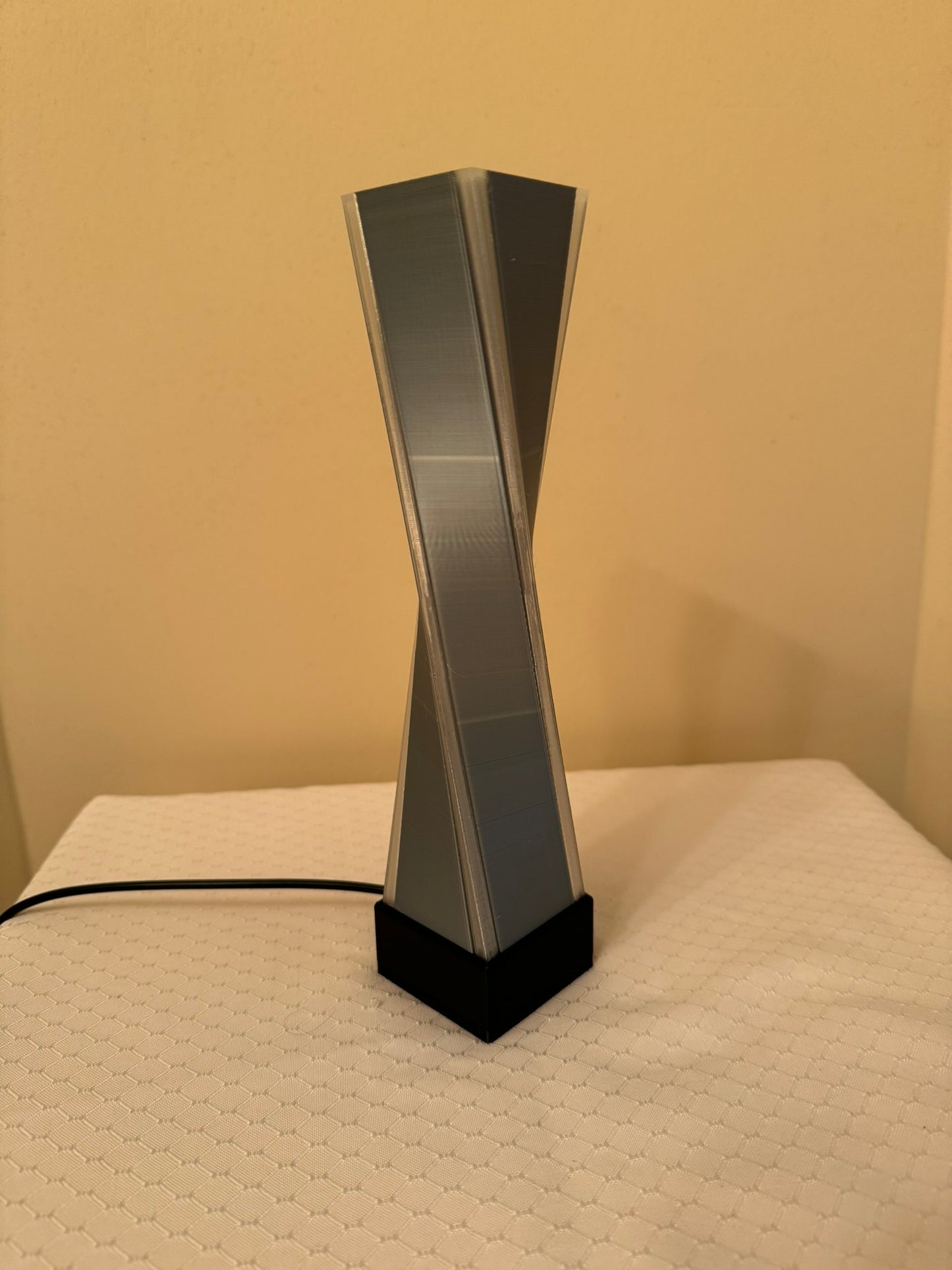 Unique Abstract Modern Table Lamp Sculpture 3D Print