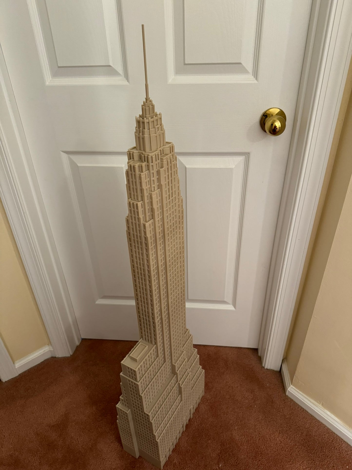 Extra Large American International Building Model- 3D Printed