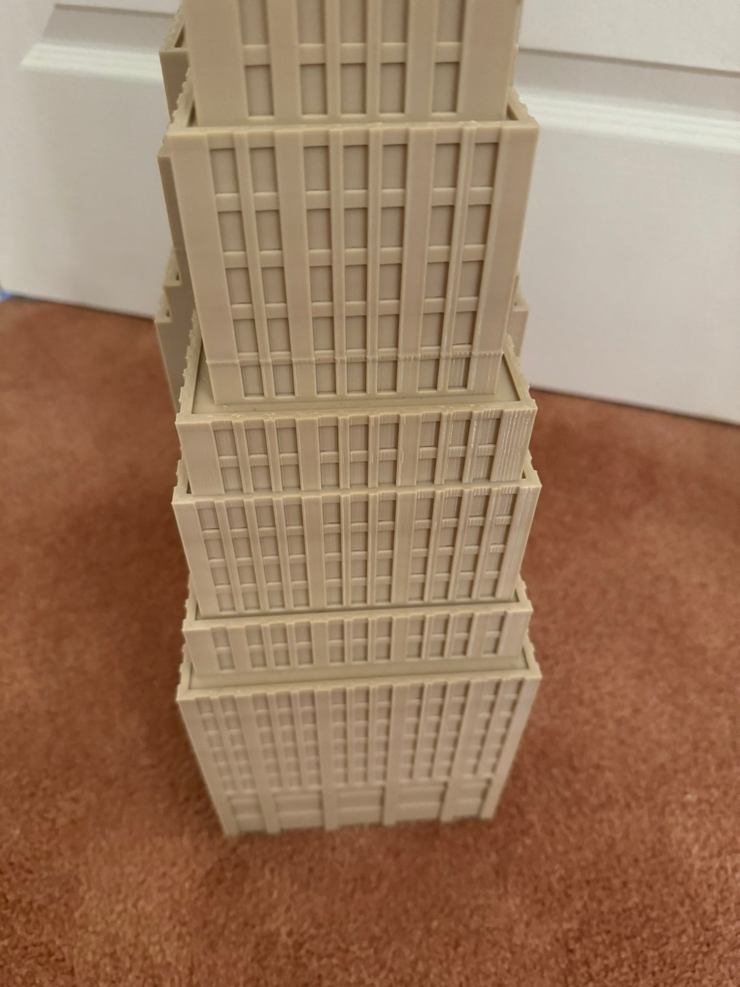 Extra Large American International Building Model- 3D Printed