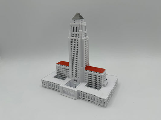 LA City Hall Model- 3D Printed Full Color