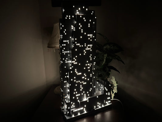 30 Rockefeller Plaza Light Up Model- 3D Printed